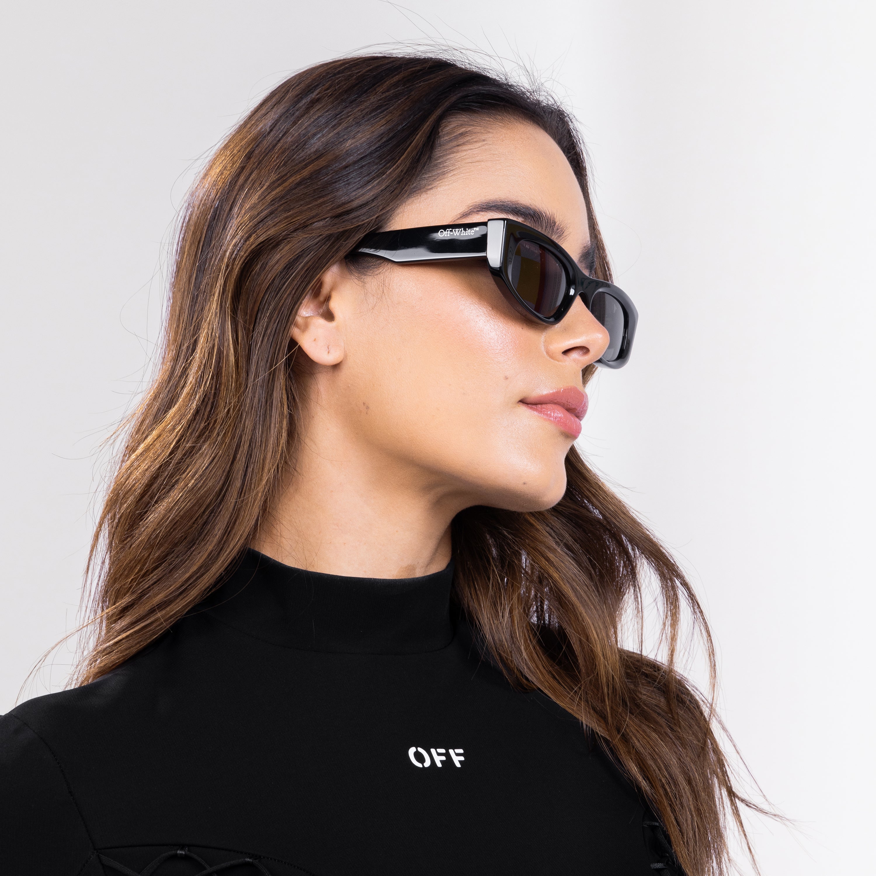 Gafas Negras Off-White Matera Gris Oscuro