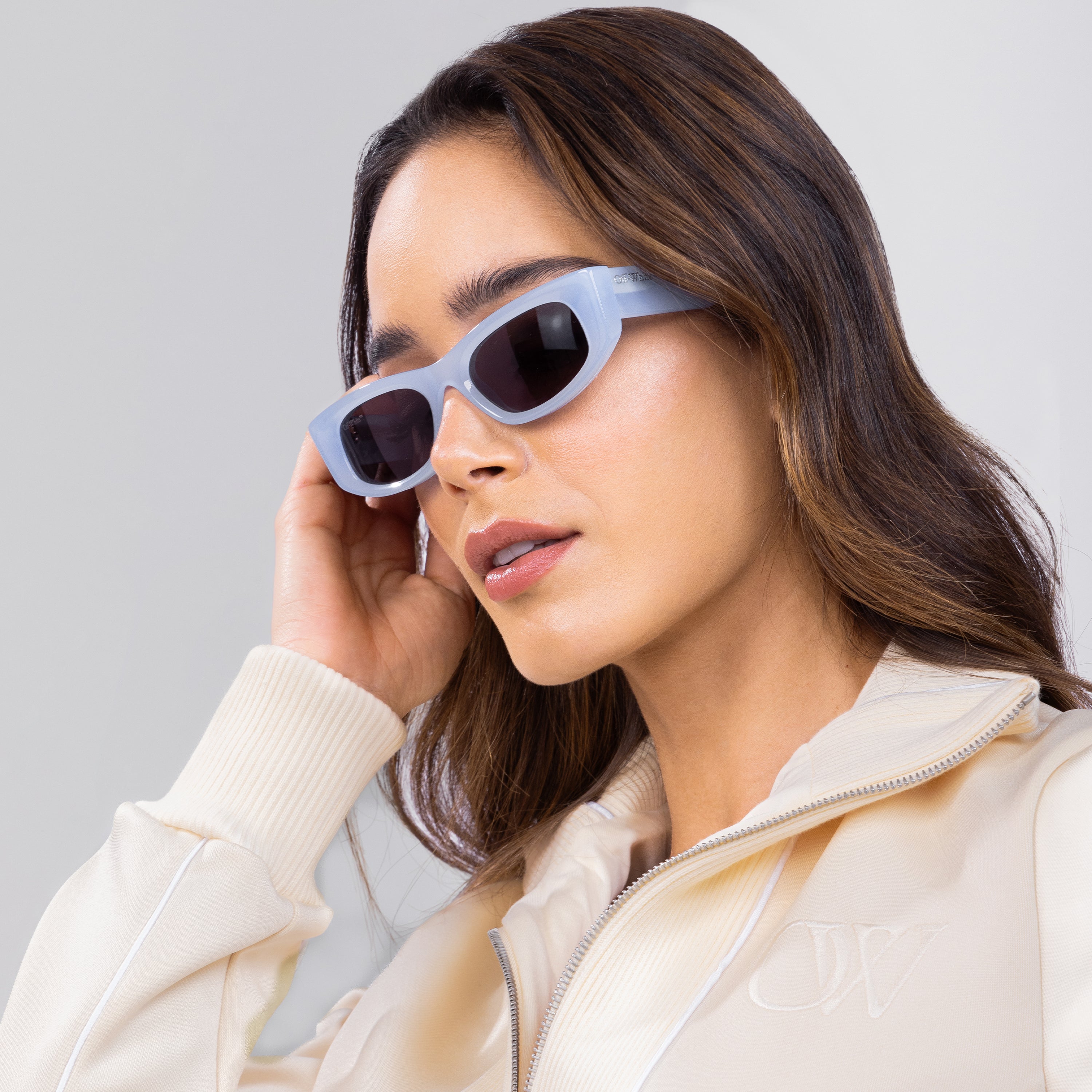 Gafas Celeste Off-White Matera Gris Oscuro