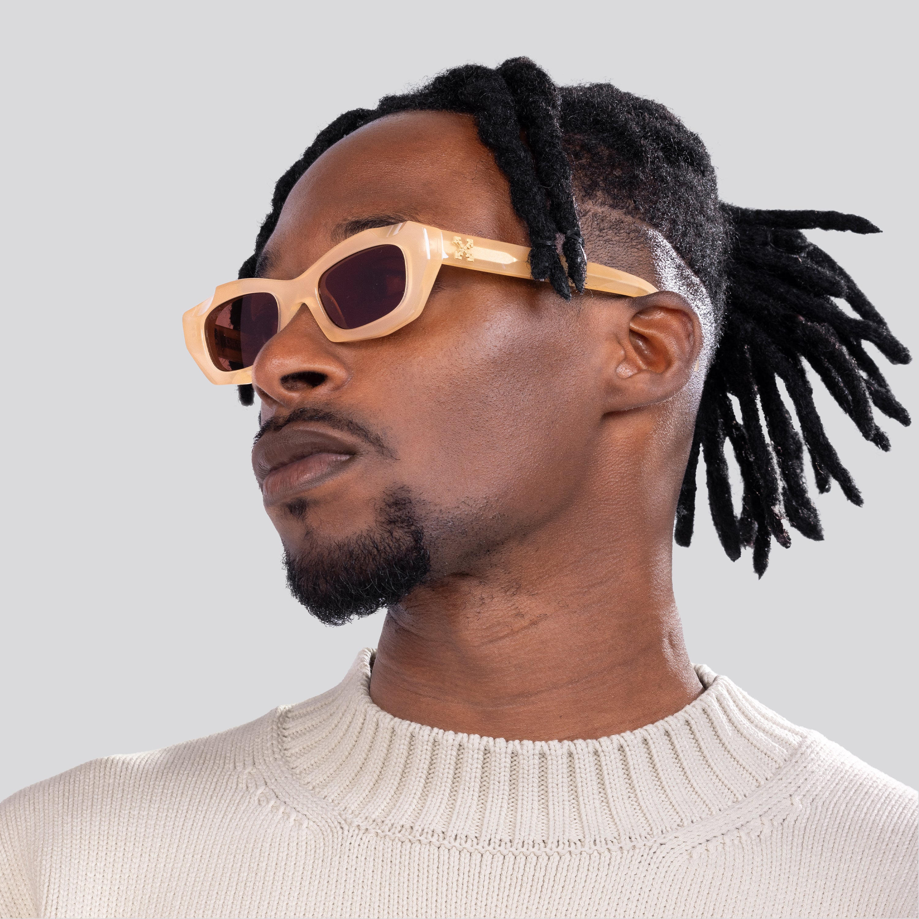 Gafas Beige Off-White Venezia Brown