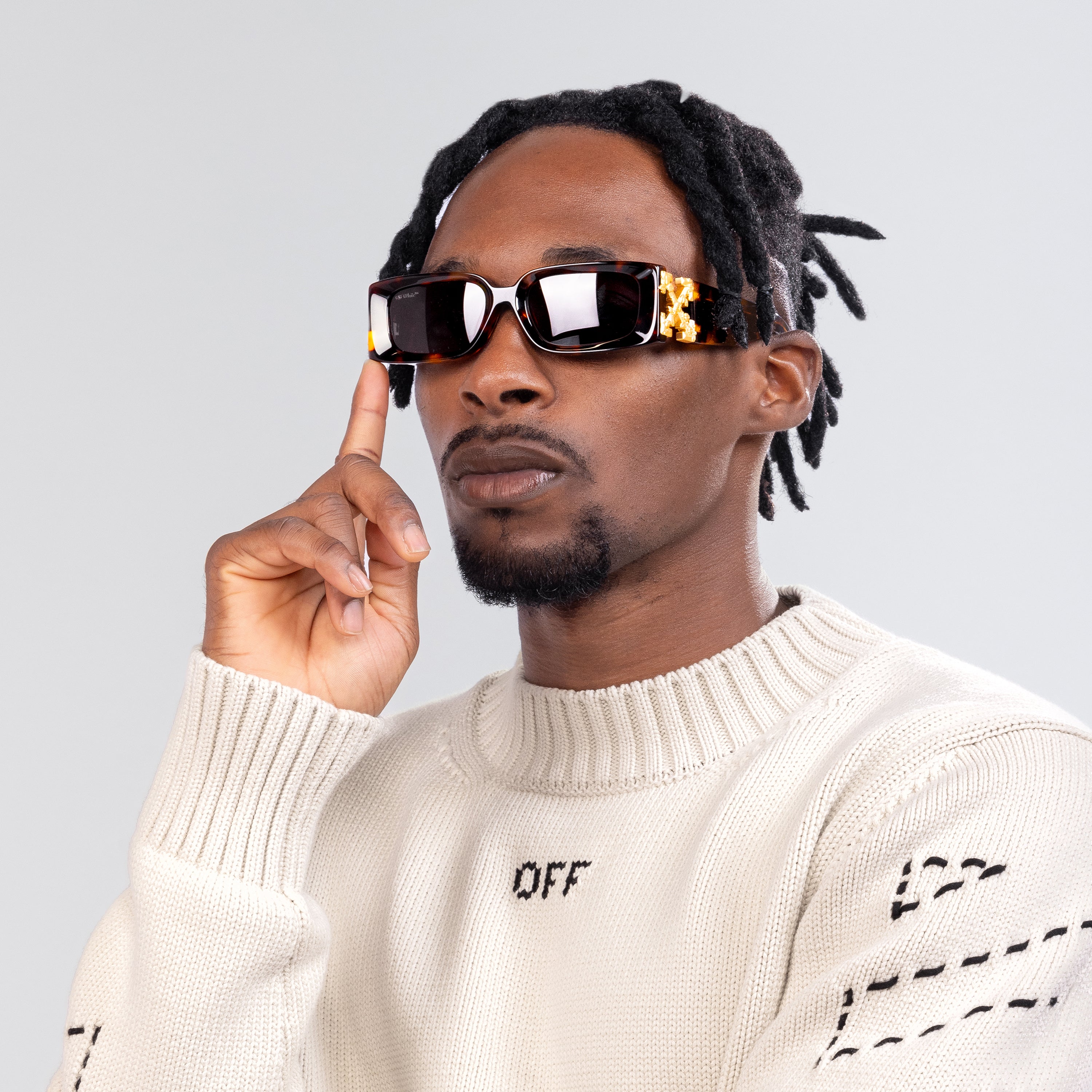 Gafas Havanas Off-White Roma Gris Oscuro