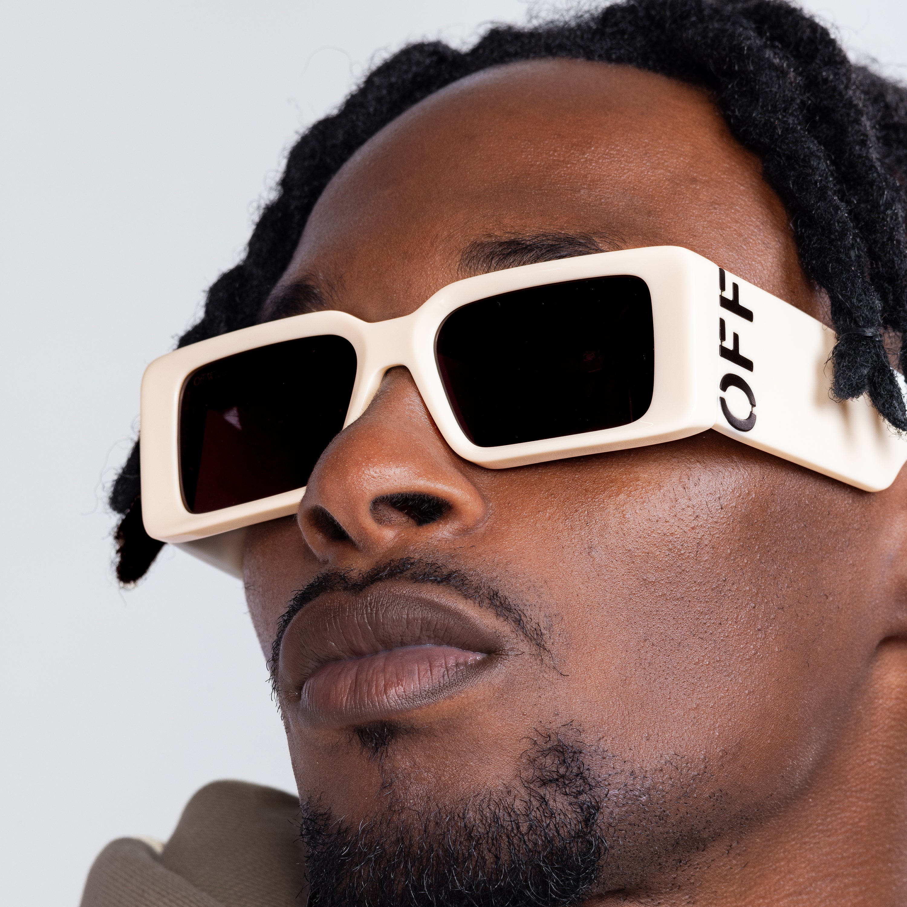 Gafas Blancas Off-White Milano Gris Oscuro