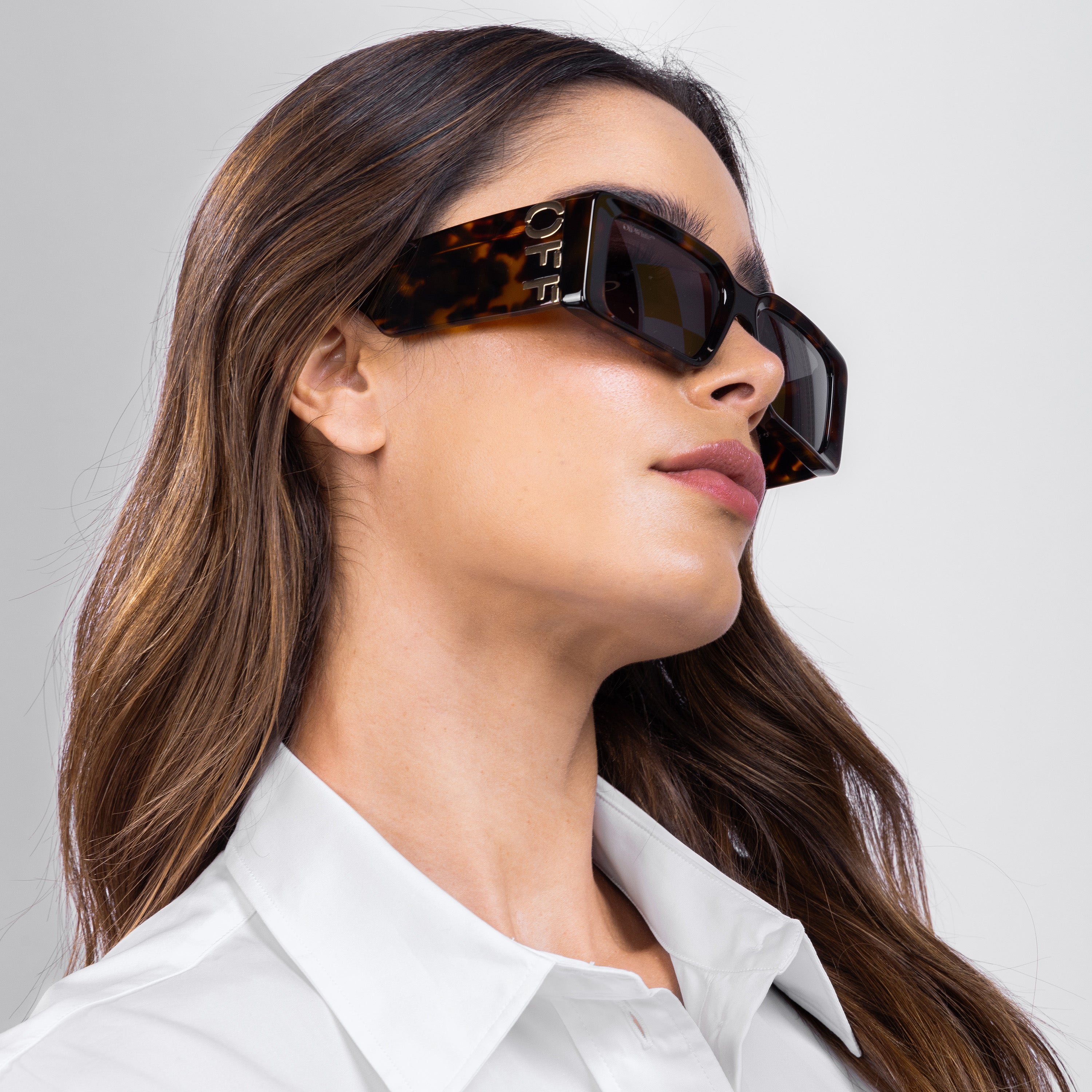 Gafas Havana Off-White Milano Gris Oscuro