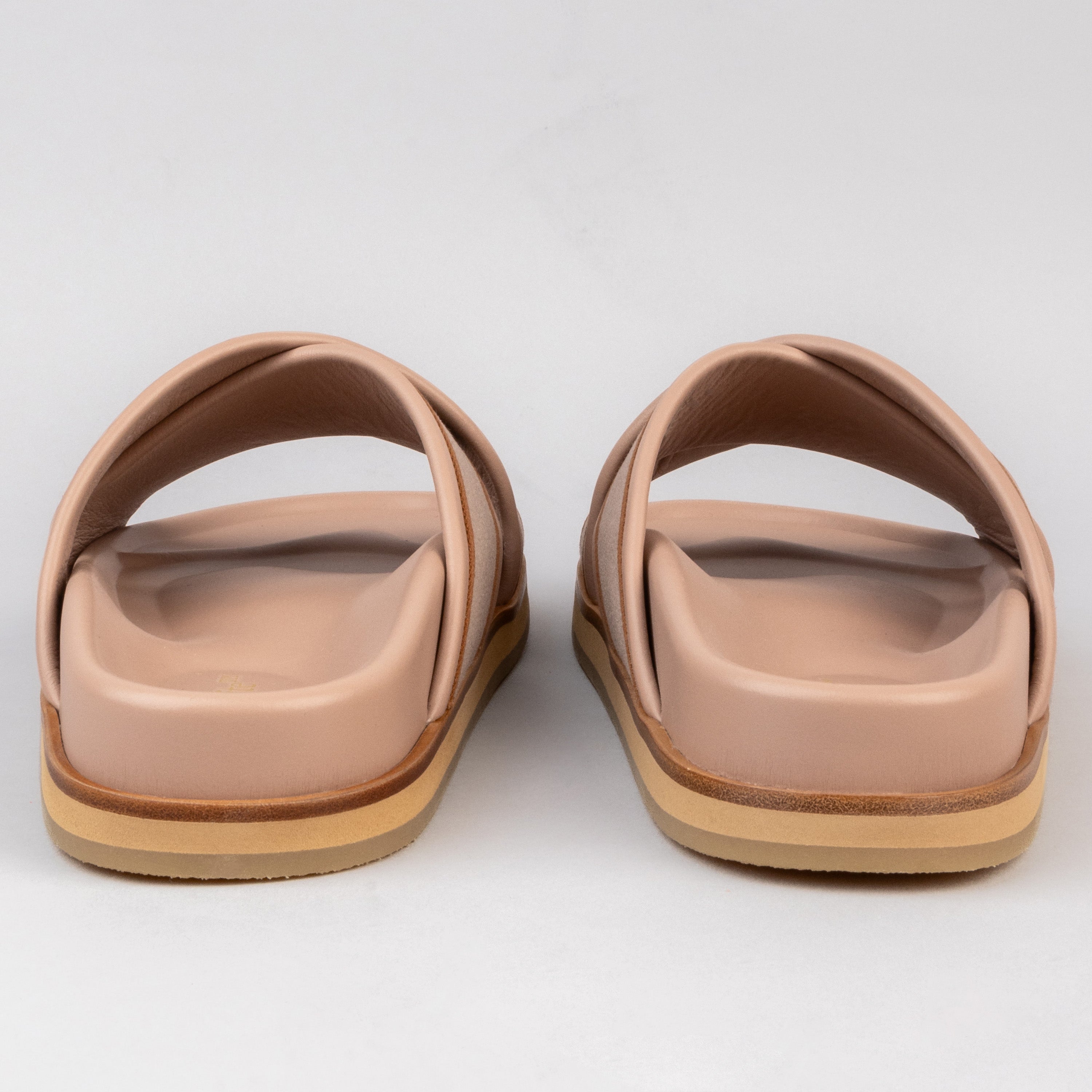 Sandalias Beige Off-White Cloud Criss Cross