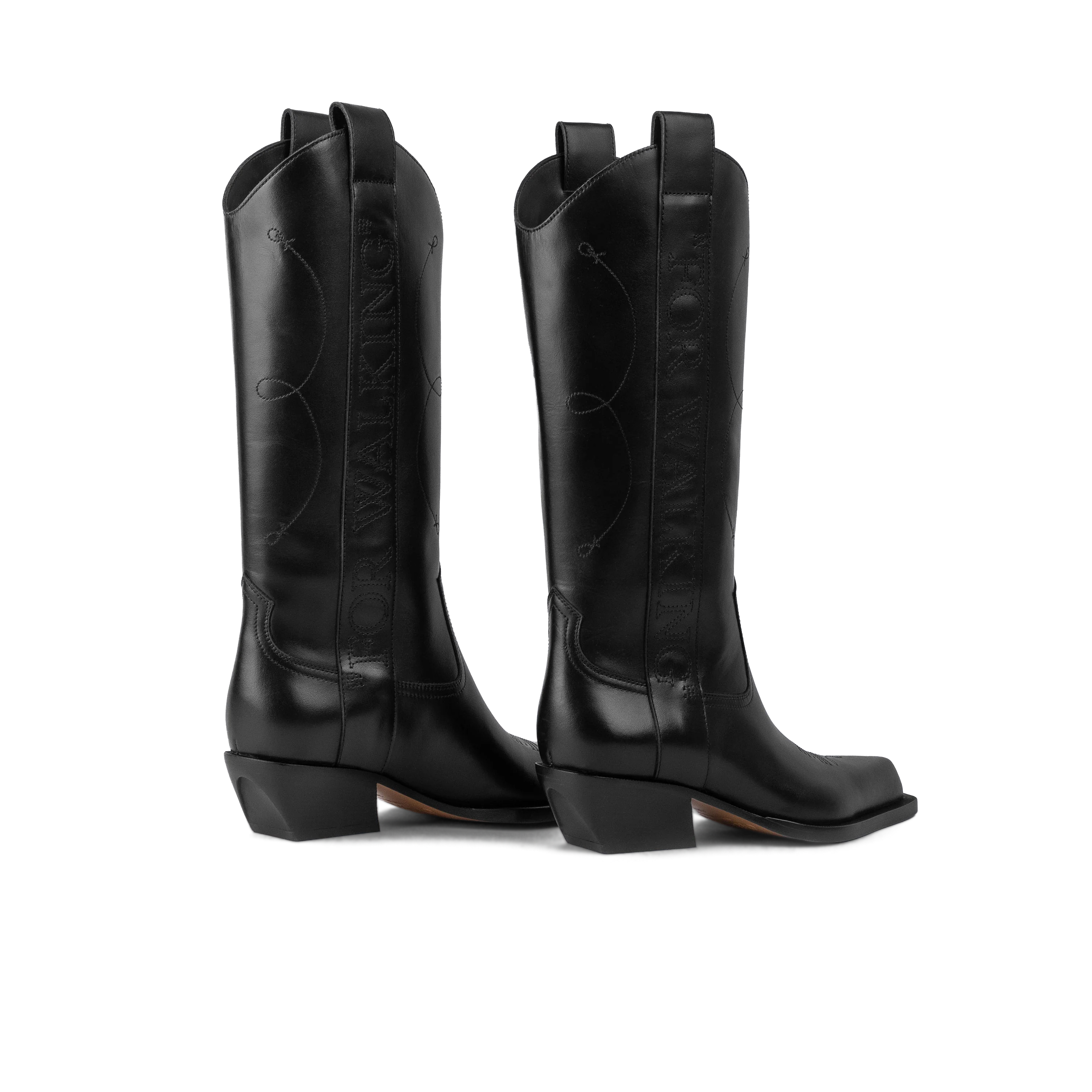 Botas Negro Off-White Texan "For Walking"