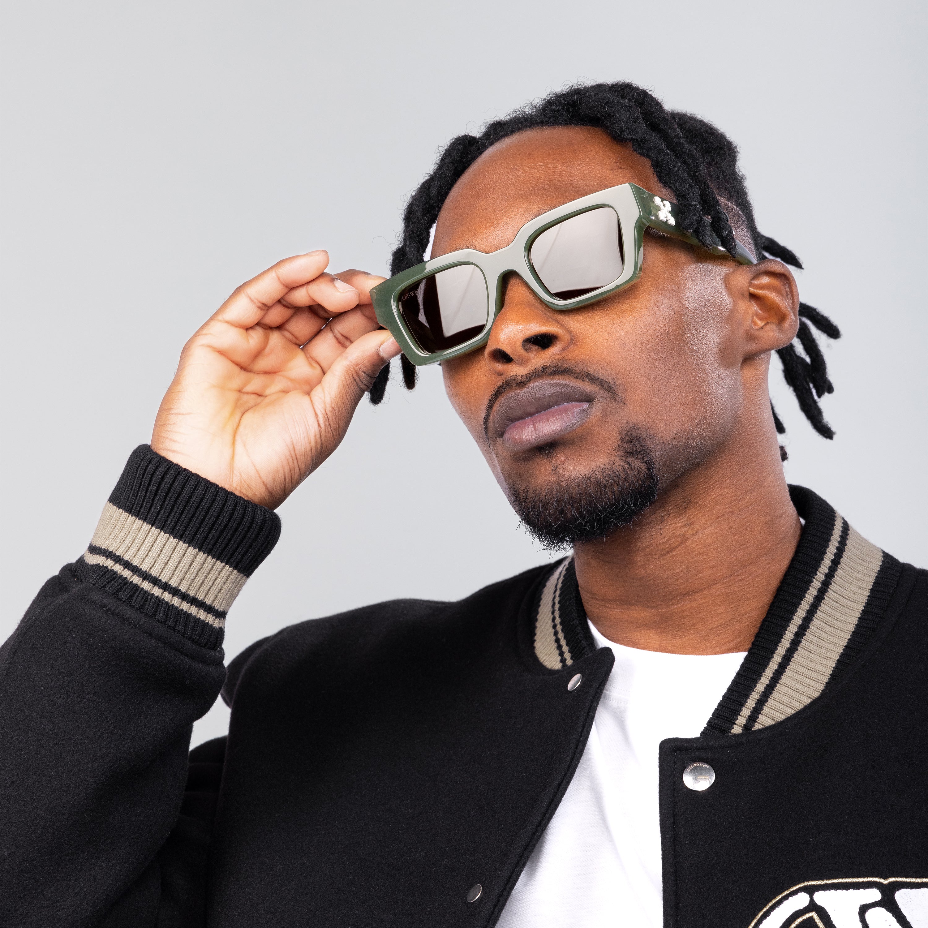 Gafas Verdes Off-White Virgil Gris Oscuro