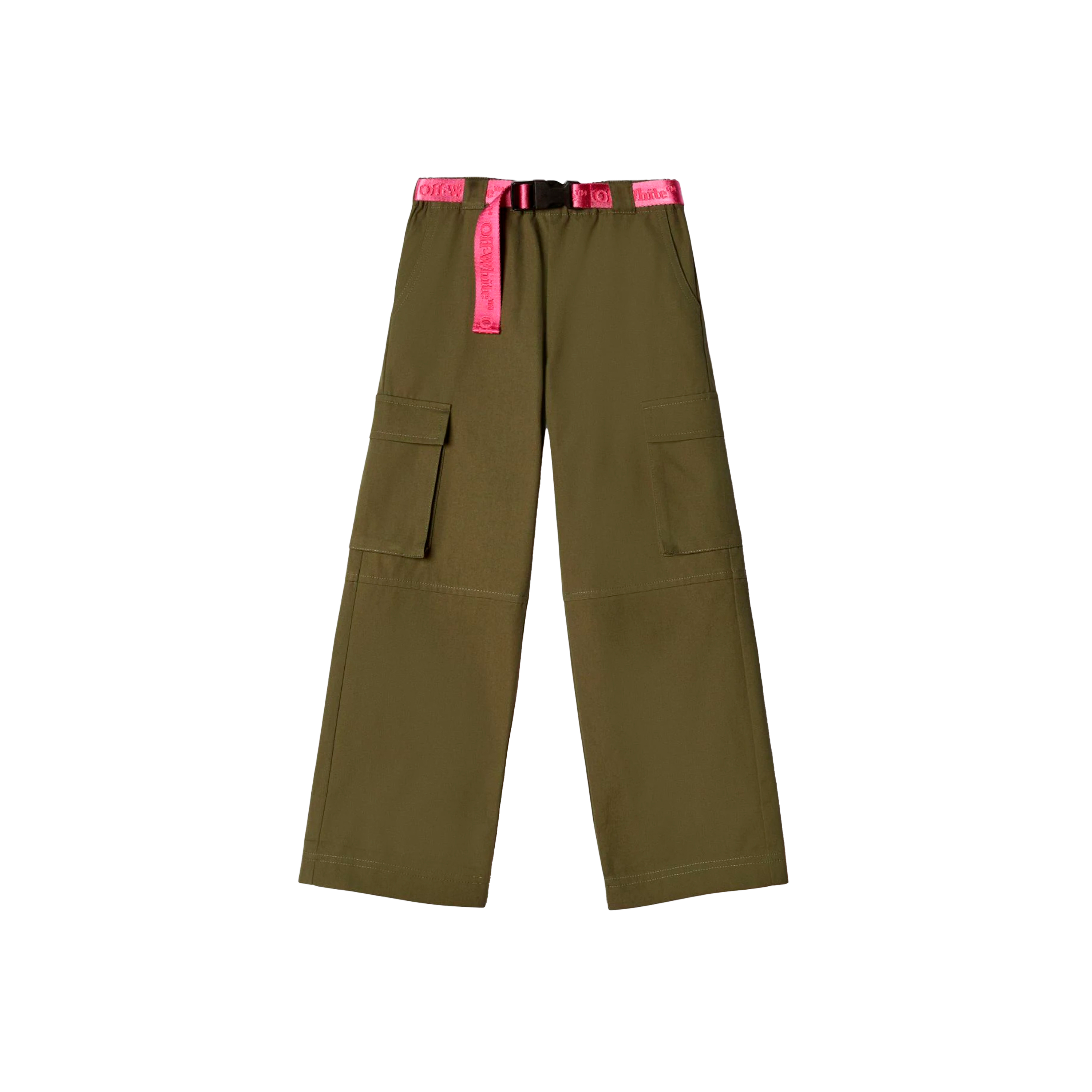 Pantalon Verde Off-White Kids Bookish