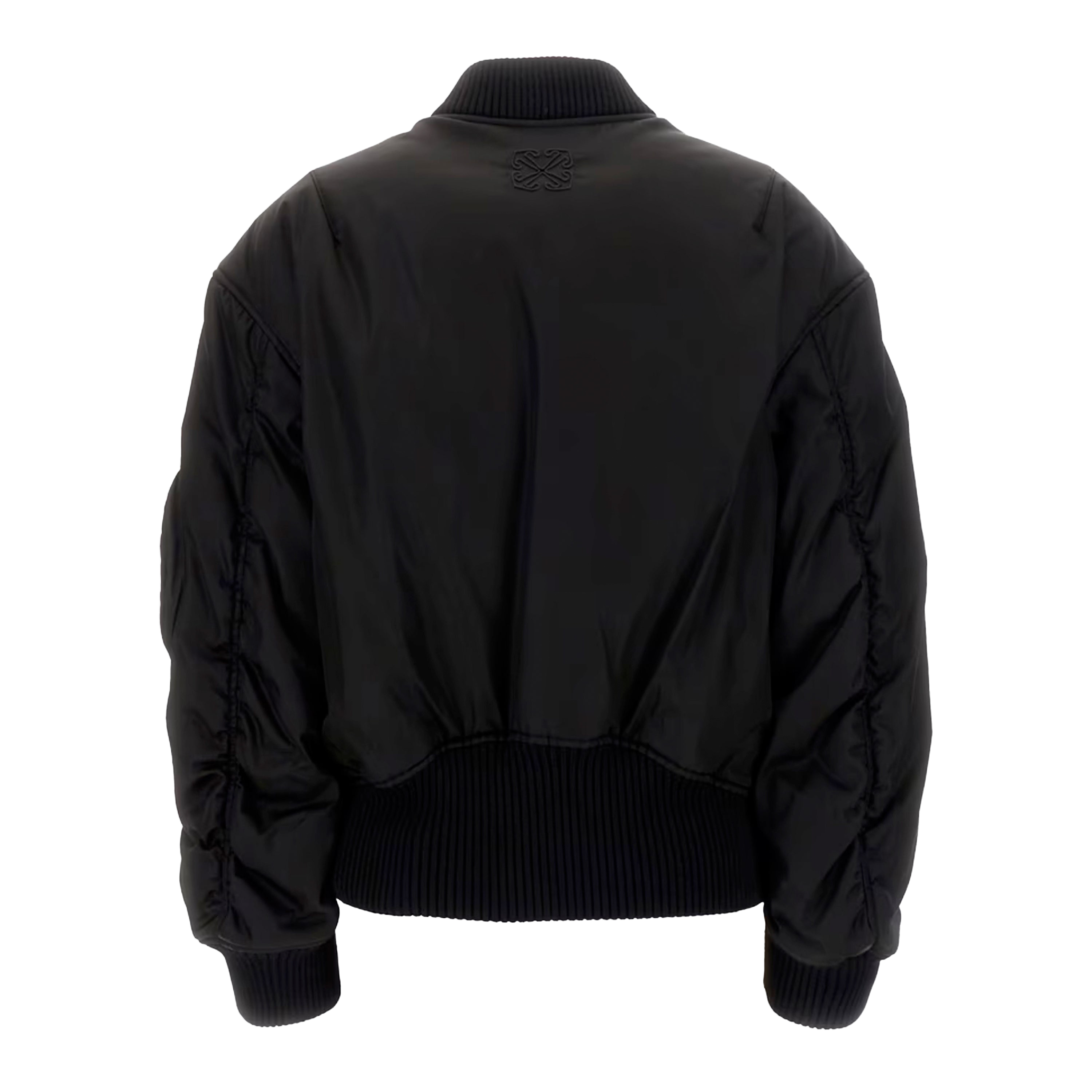 Chaqueta Negro Off-White Ny Gab Bomber Negro