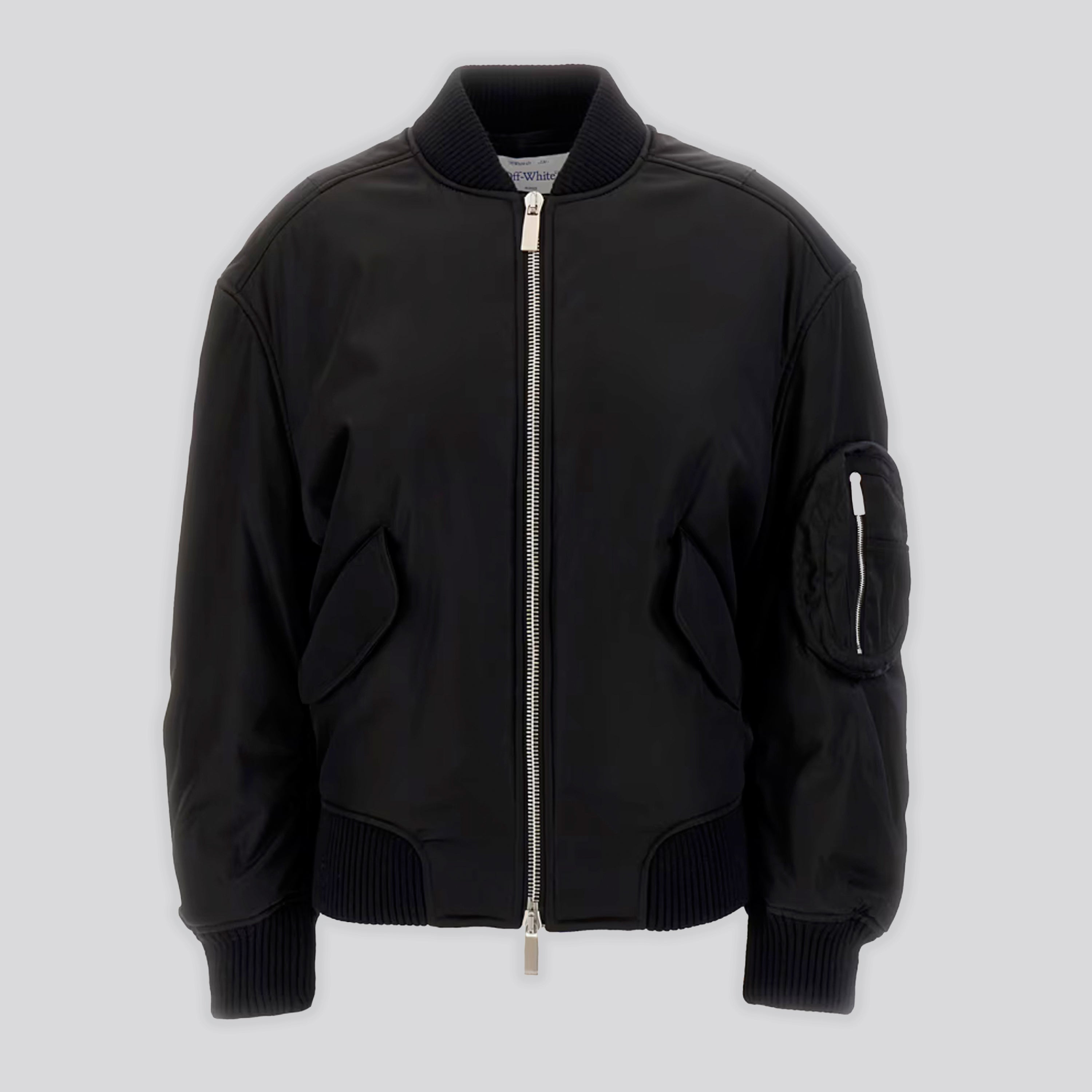 Chaqueta Negro Off-White Ny Gab Bomber Negro