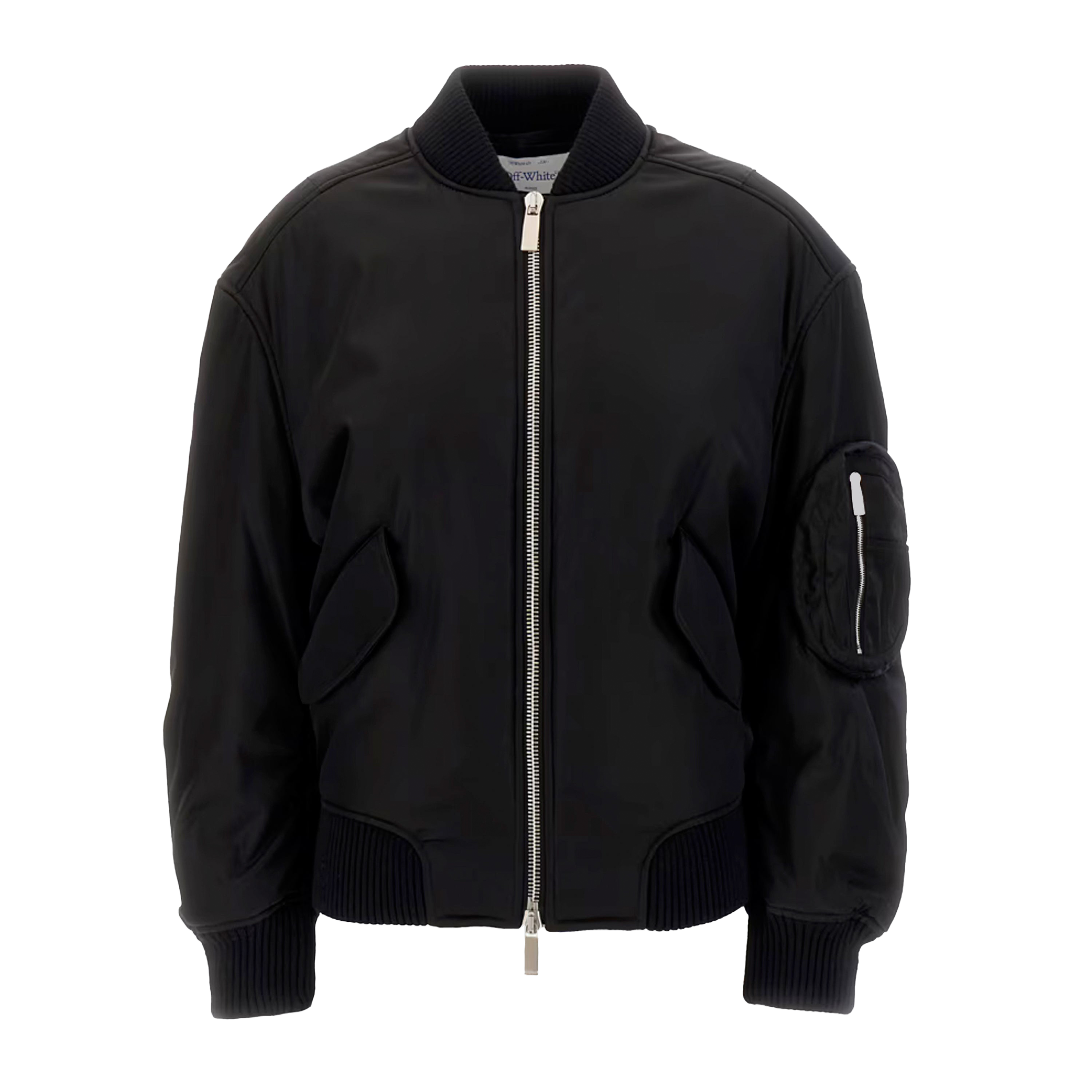 Chaqueta Negro Off-White Ny Gab Bomber Negro