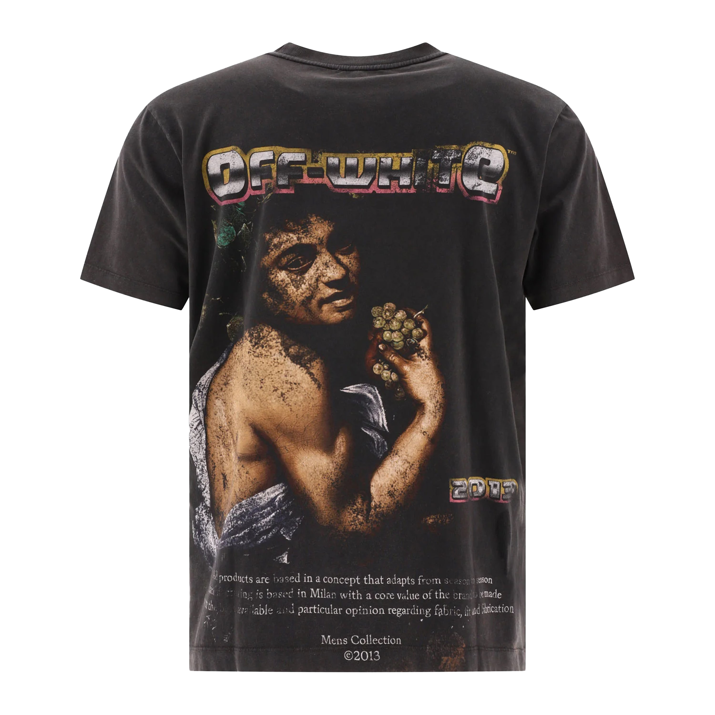 Camiseta Negra Off-White Digit Bacchus