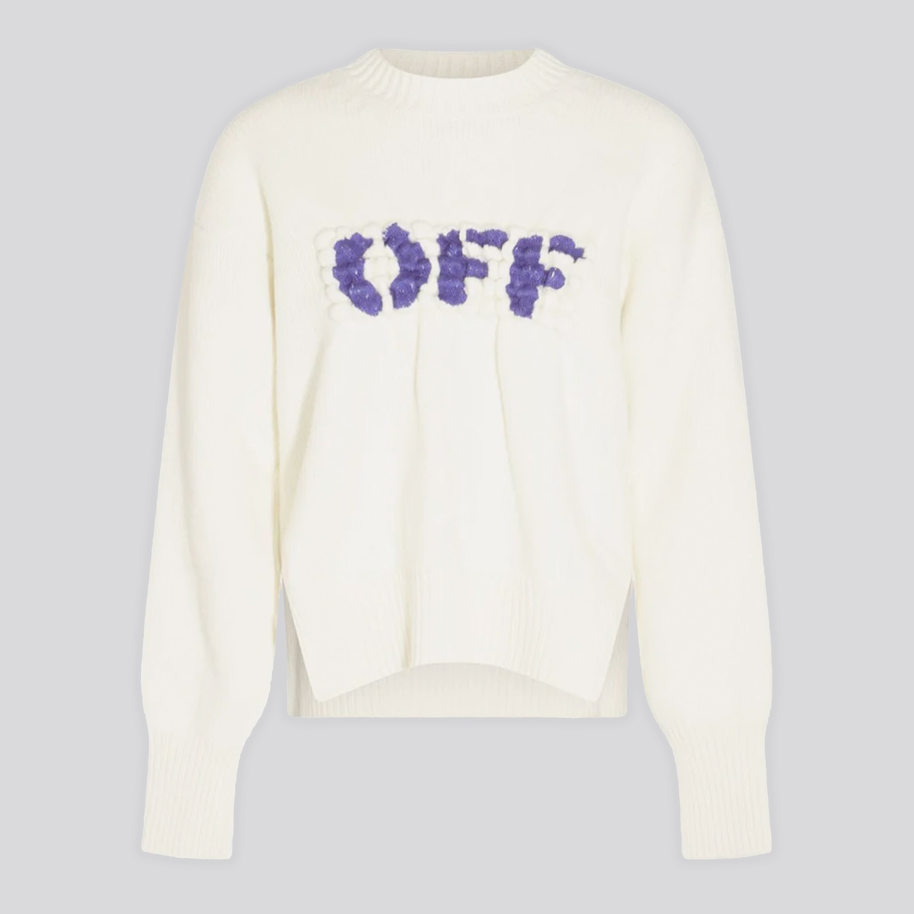 Suéter Blanco Off-White Boiled Logo