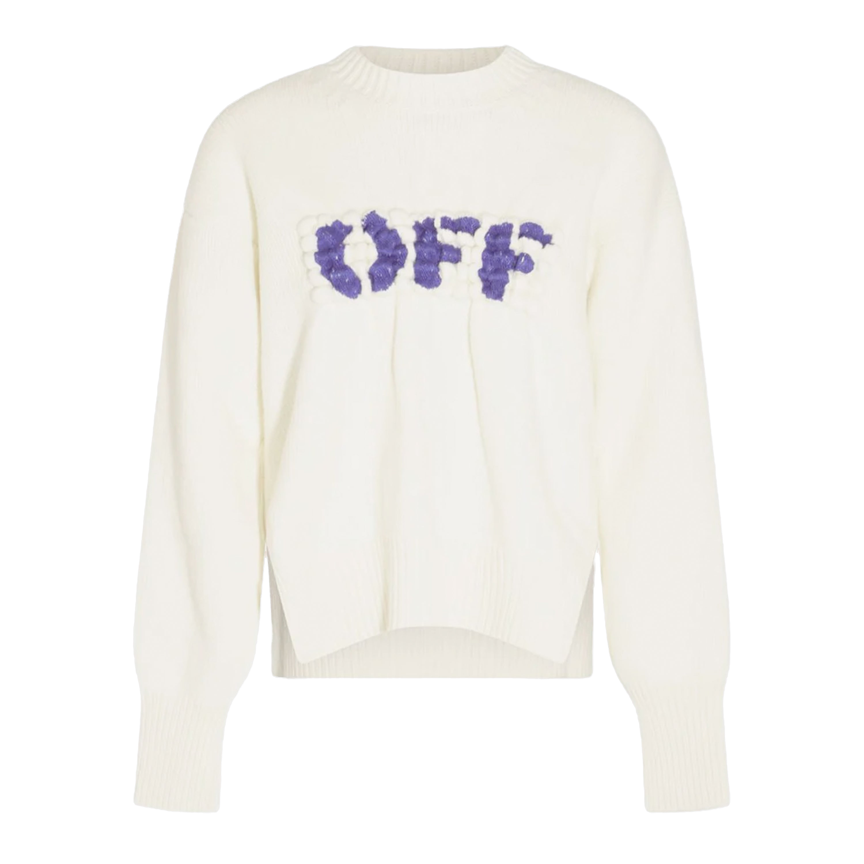 Suéter Blanco Off-White Boiled Logo