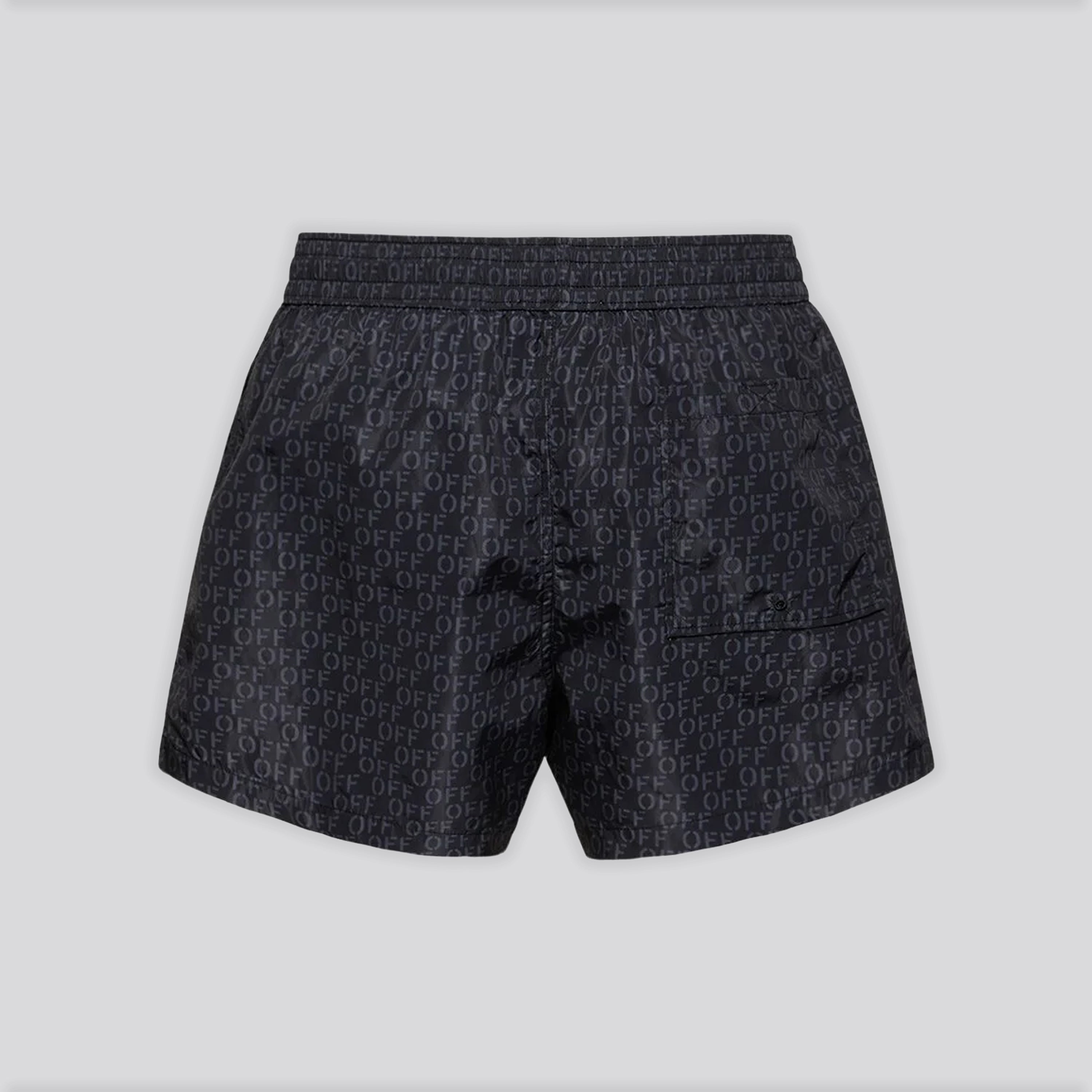 Pantaloneta Negro Off-White Monogram