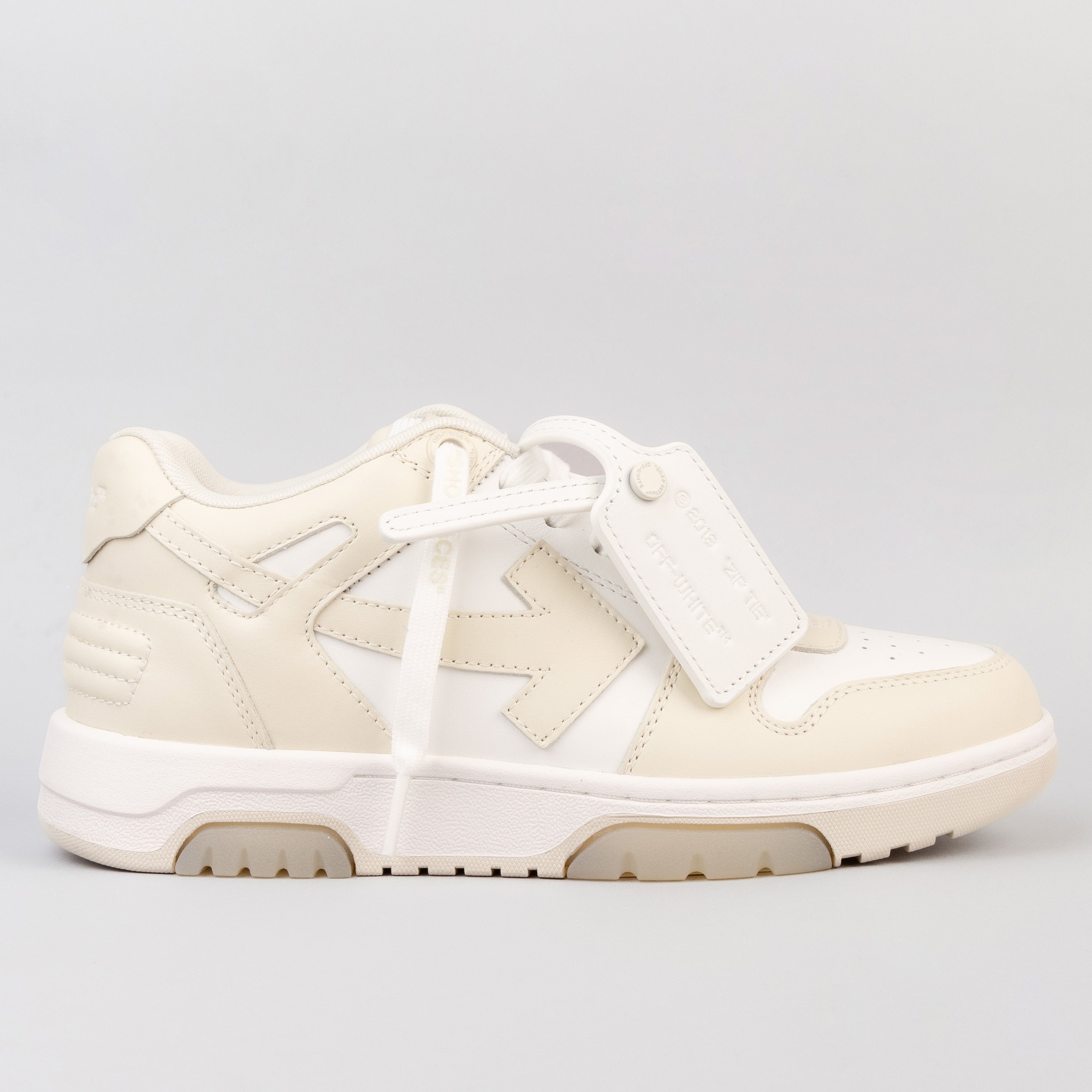 Sneakers Blanco Off-White Beige "OOO" W