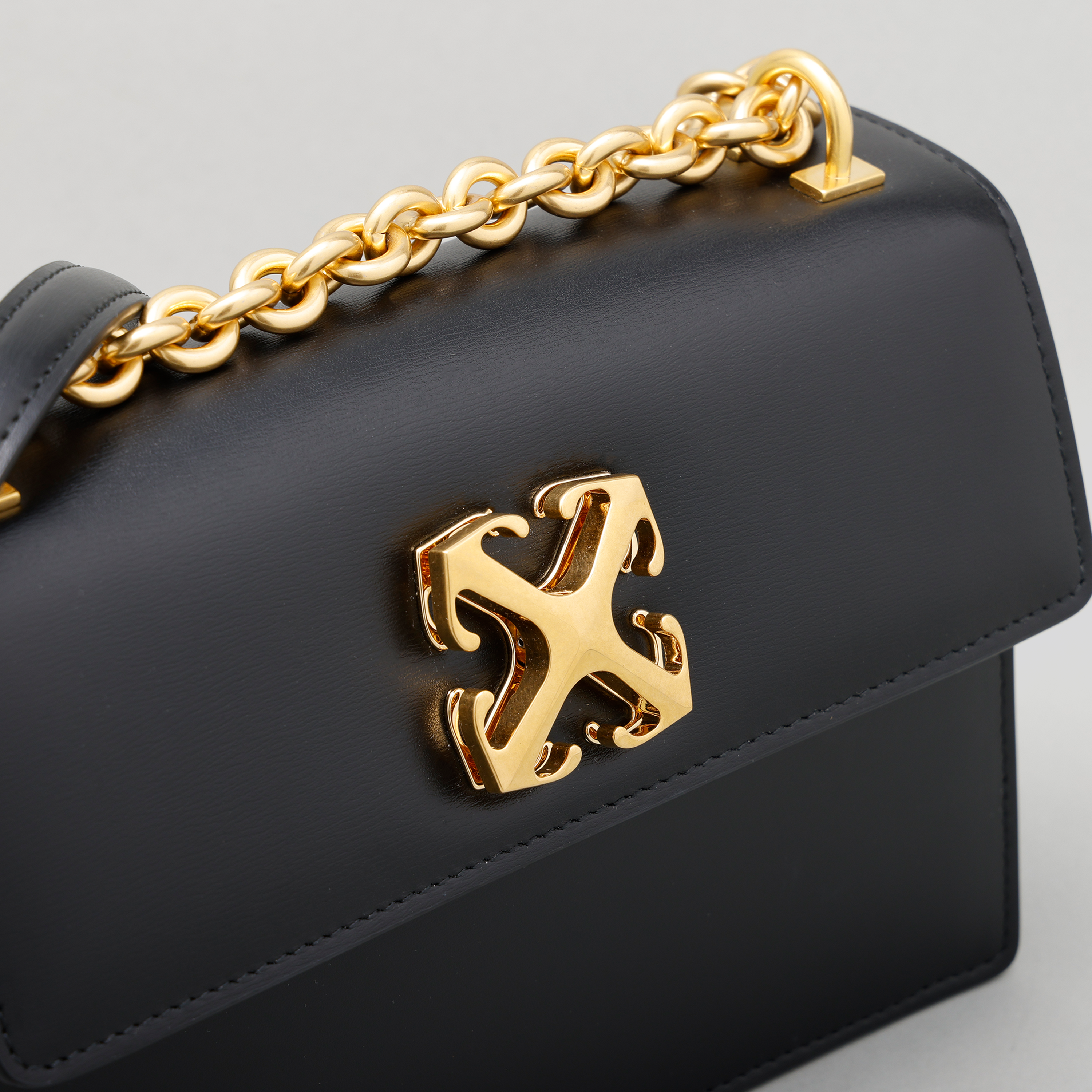 Cartera Negra Off-White Jitney 2.0 Shoulder Chain