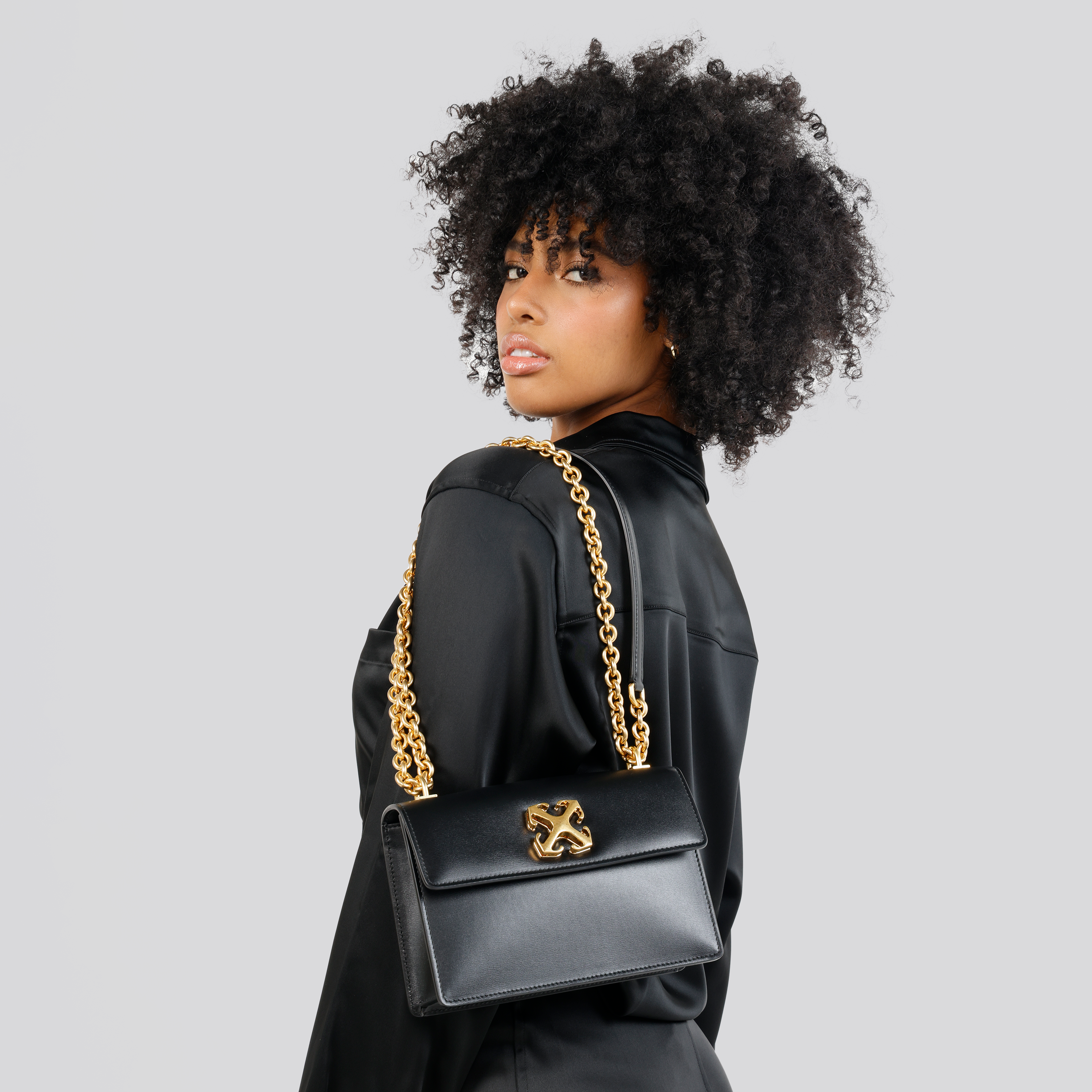 Cartera Negra Off-White Jitney 2.0 Shoulder Chain