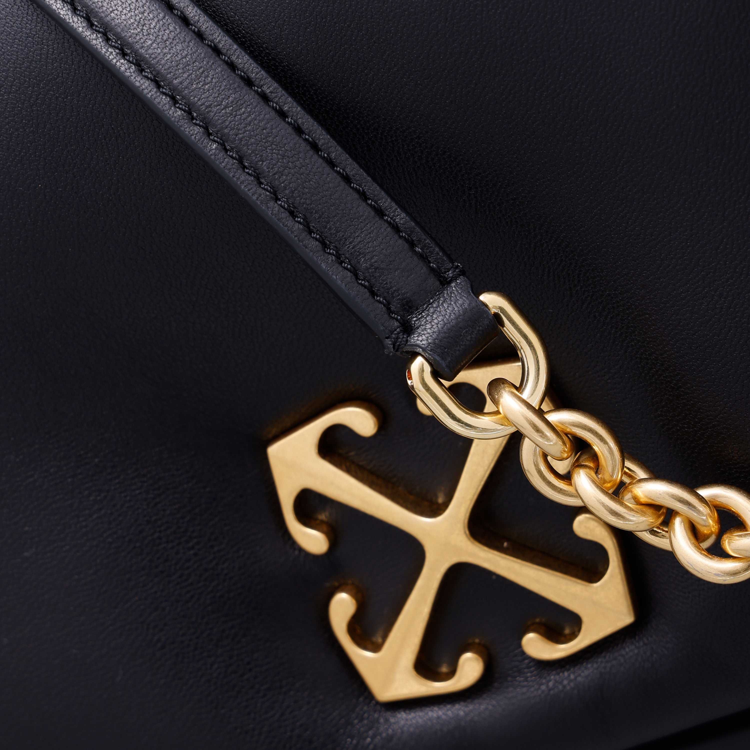 Cartera Negra Off-White Jitney Puffer Nappa