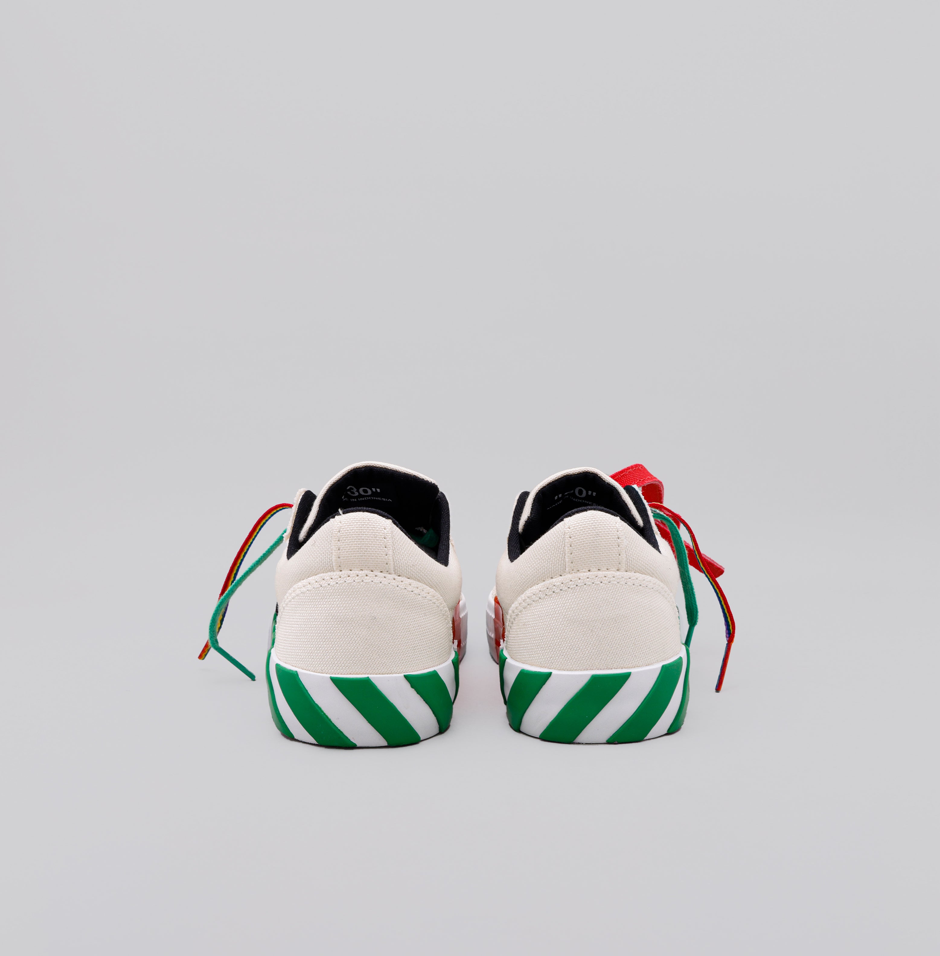 Sneakers Blanco Verde Off-White Kids Vulcanized