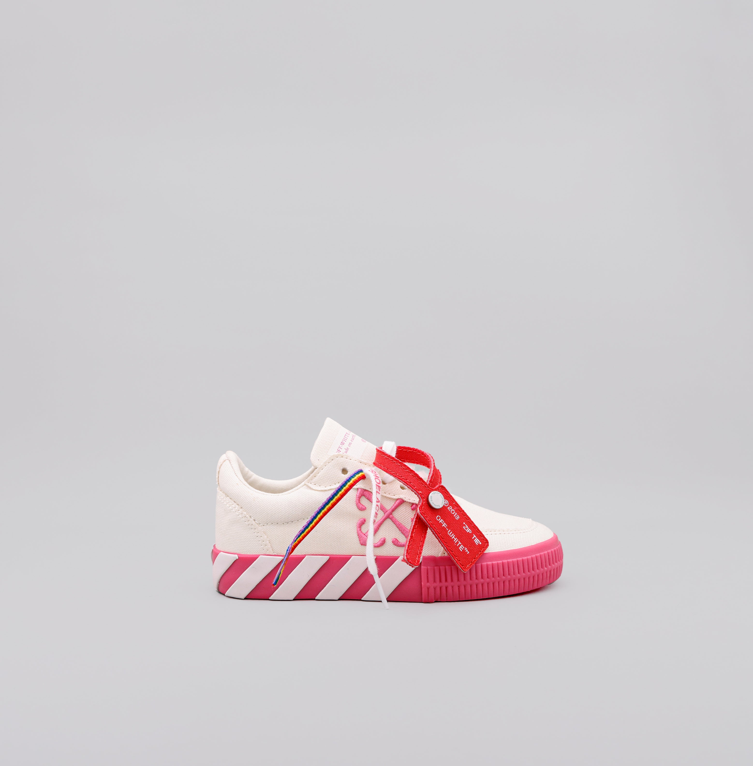 Sneakers Blanco Fucsia Off-White Kids Off-White Vulcanized