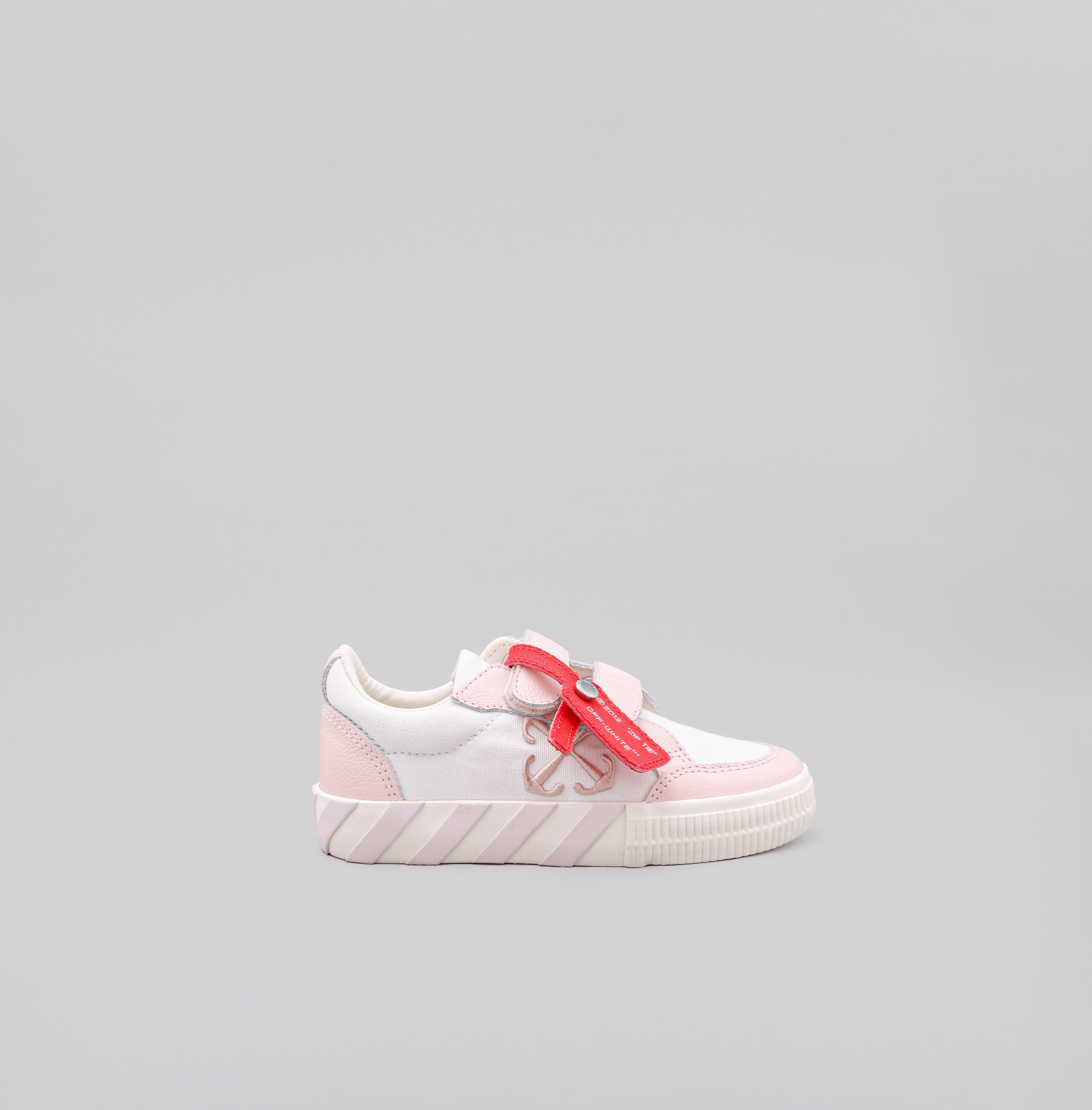 Sneakers Blanco Rosa Off-White Kids Vulcanized Velcro