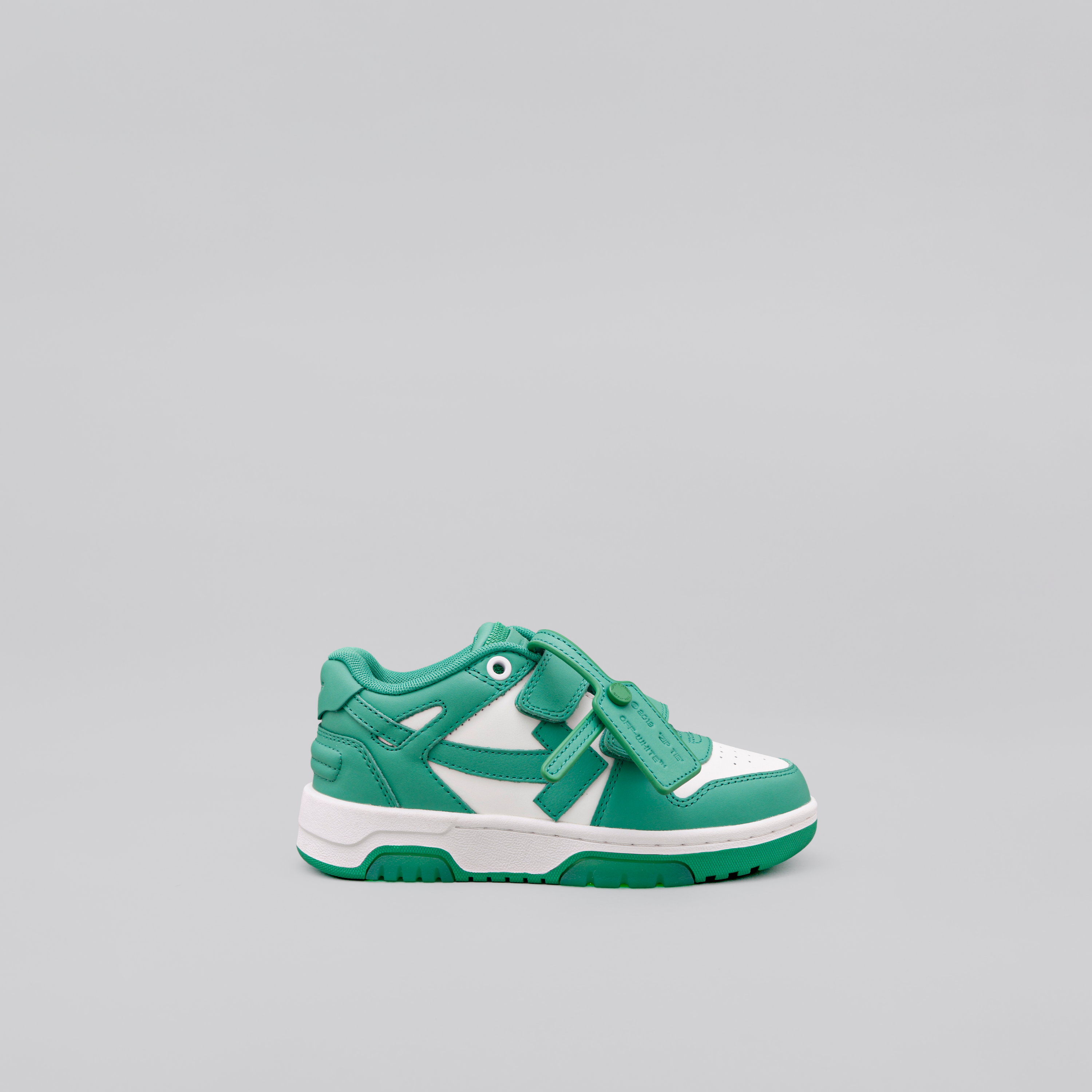 Sneakers Verde Off-White Kids "OOO"
