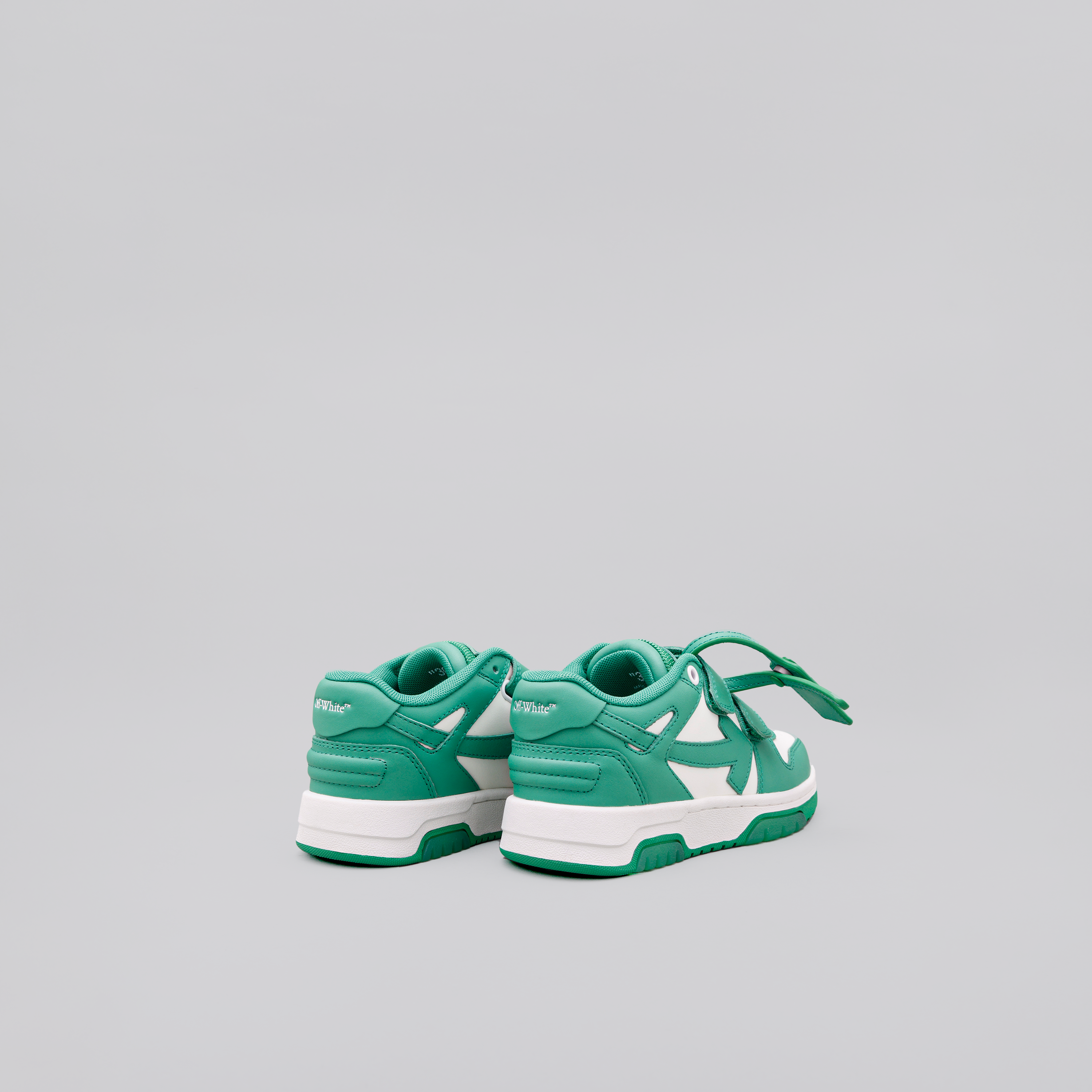Sneakers Verde Off-White Kids "OOO"