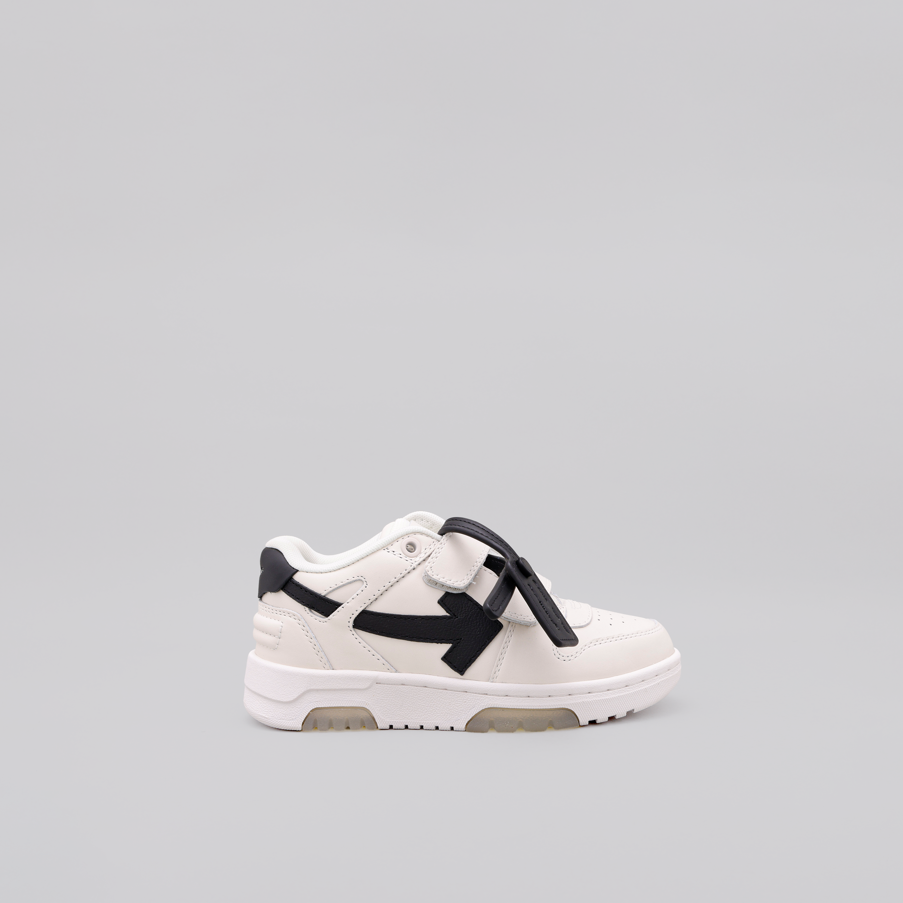 Sneakers Blanco Negro Off-White Kids Velcro "OOO"