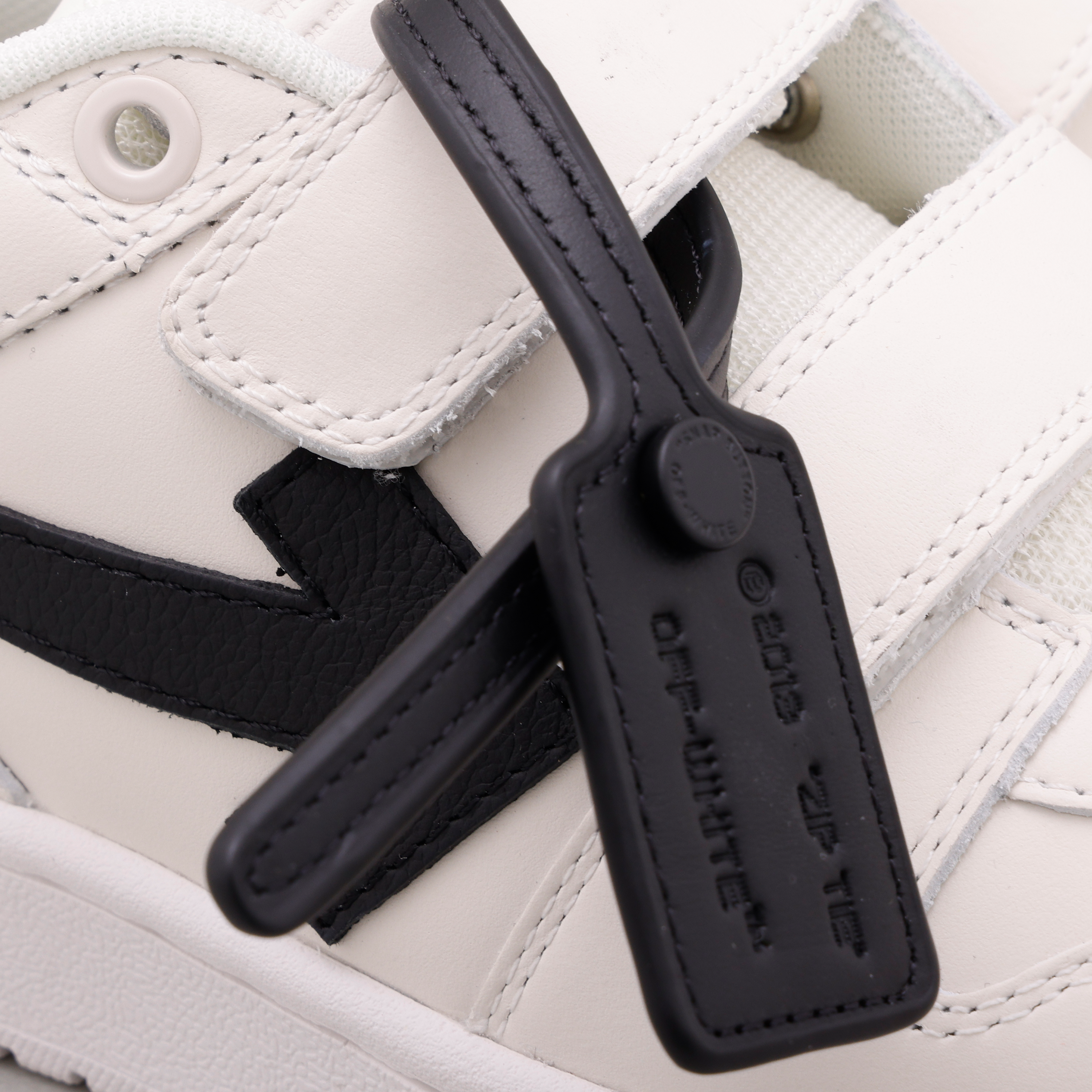 Sneakers Blanco Negro Off-White Kids Velcro "OOO"