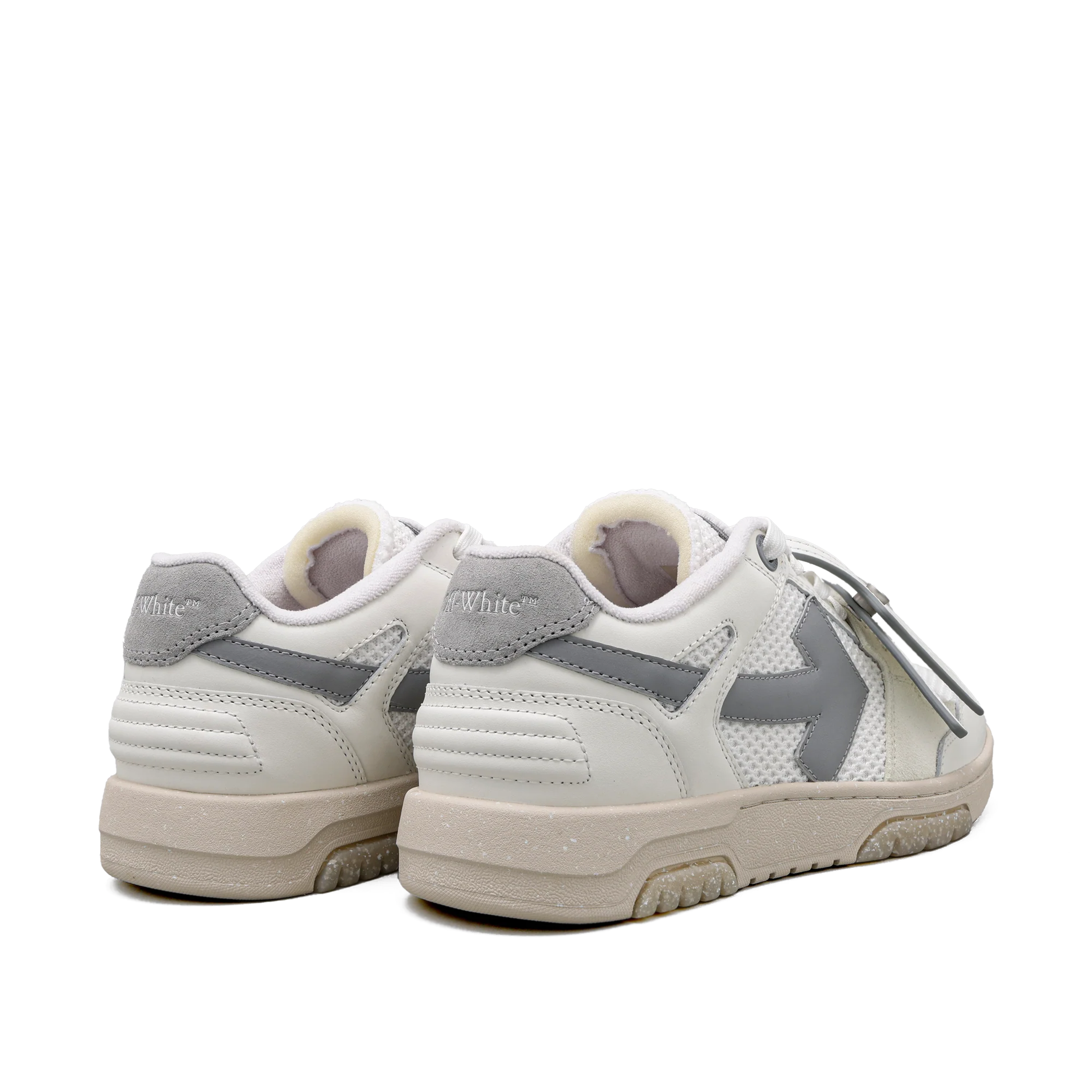 Sneakers Blancos Gris Ceniza Off-White Slim Out