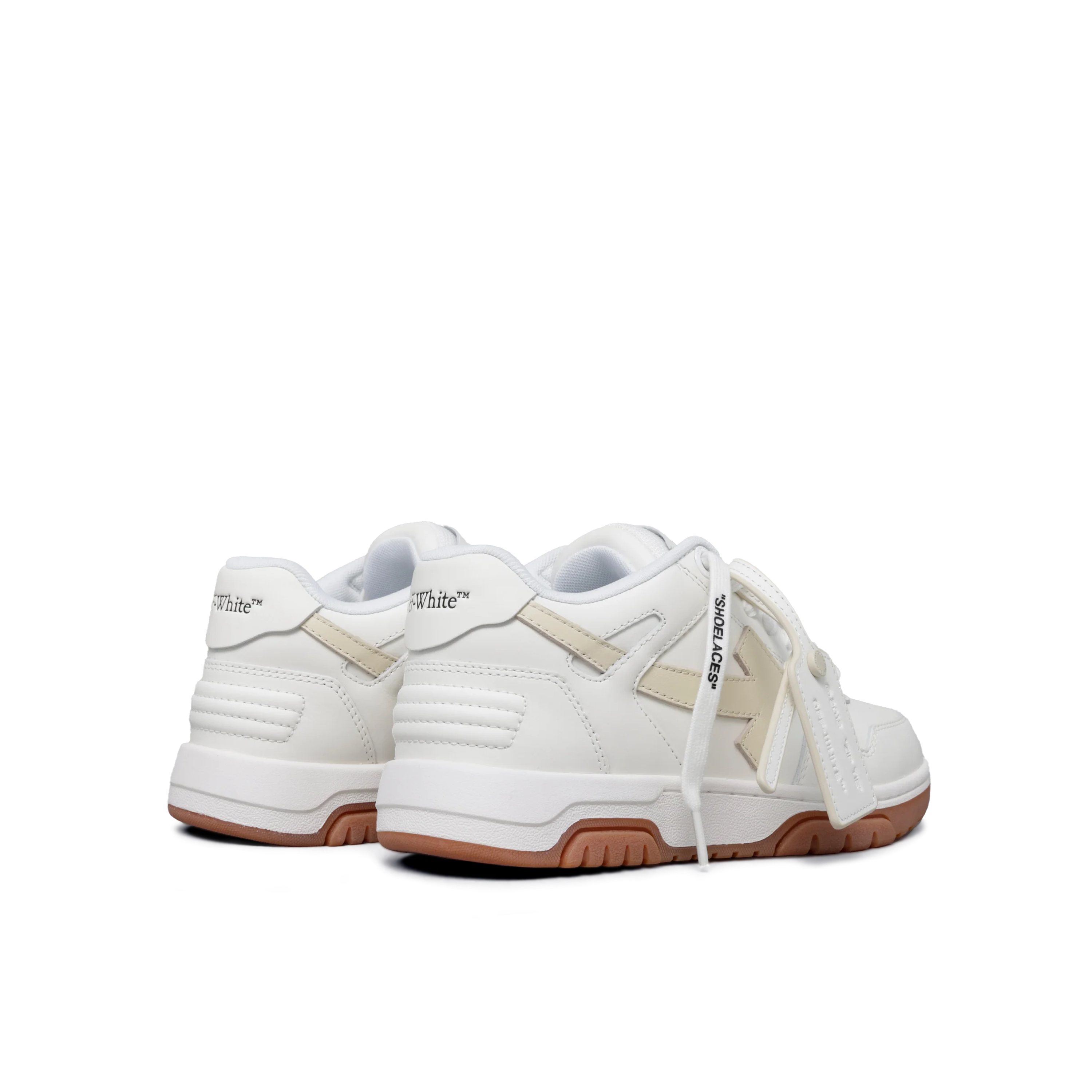 Sneakers Blanco Off-White Beige "OOO"