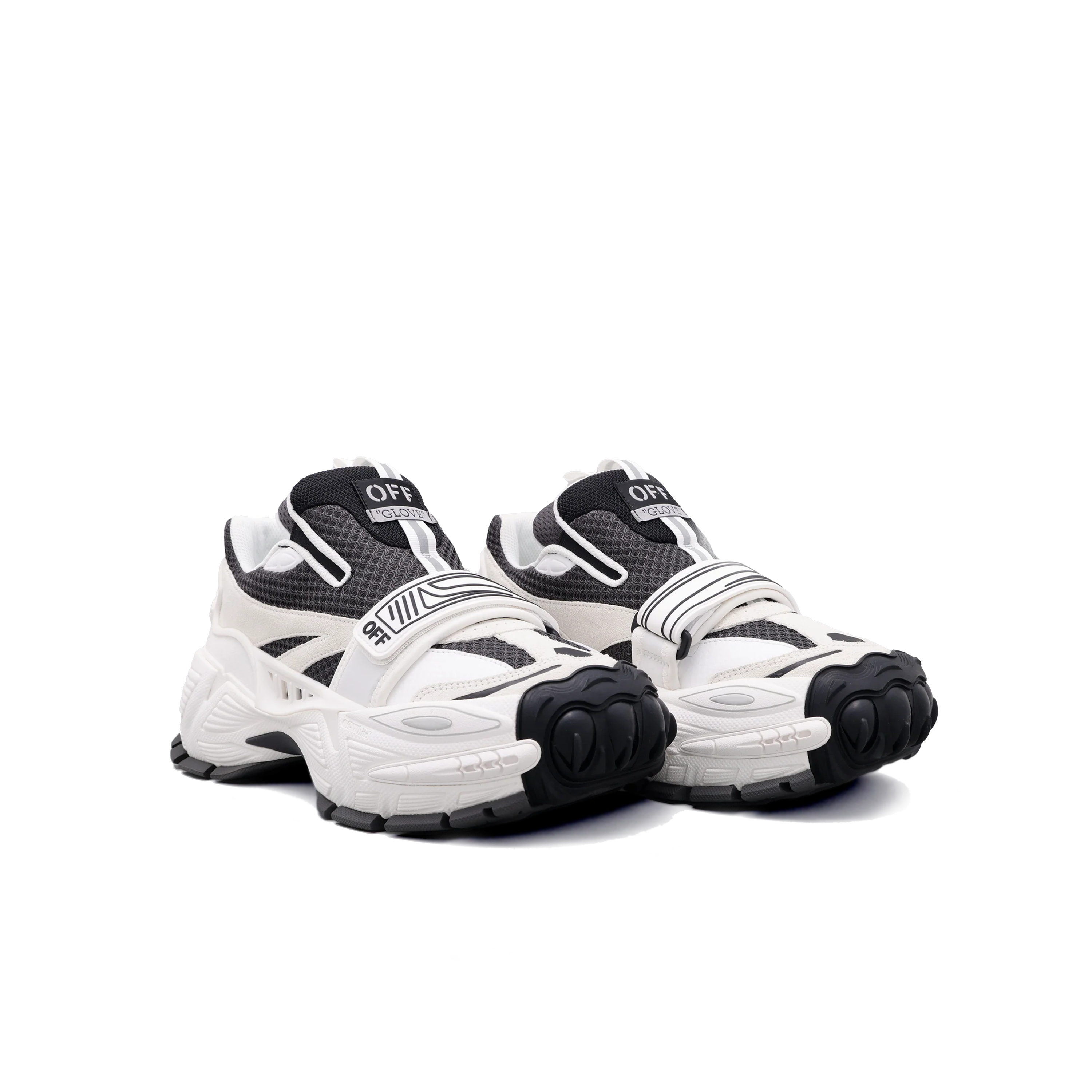 Sneakers Blancos Off-White Negro Glove Slip On