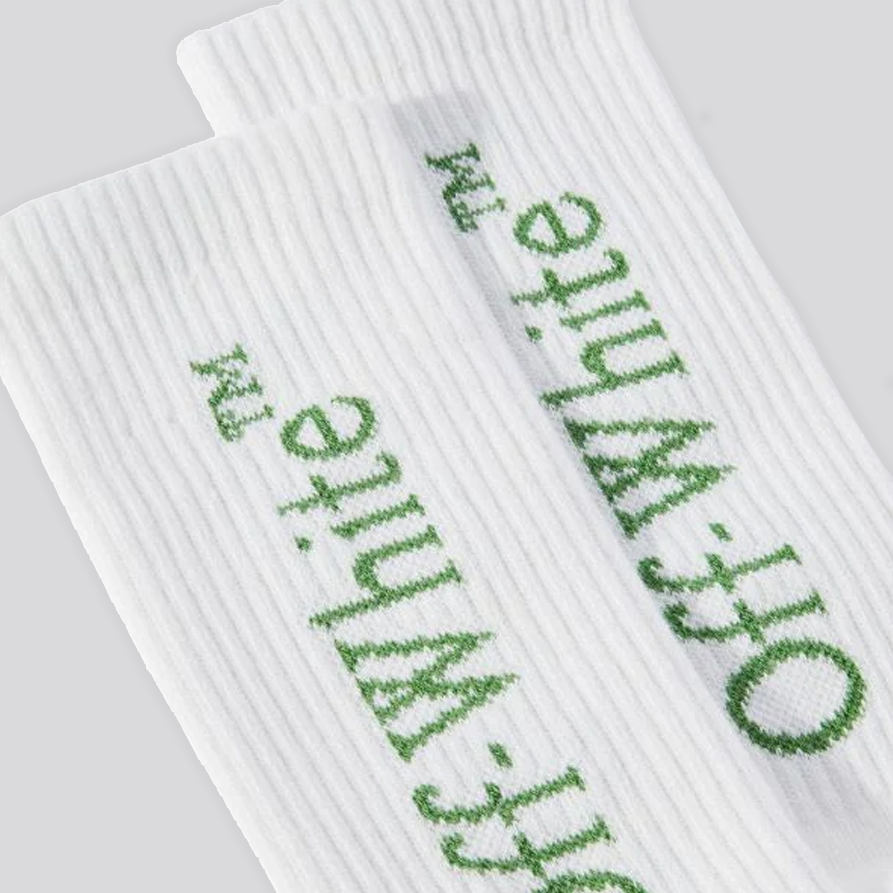 Medias Blancas Off-White Kids Green