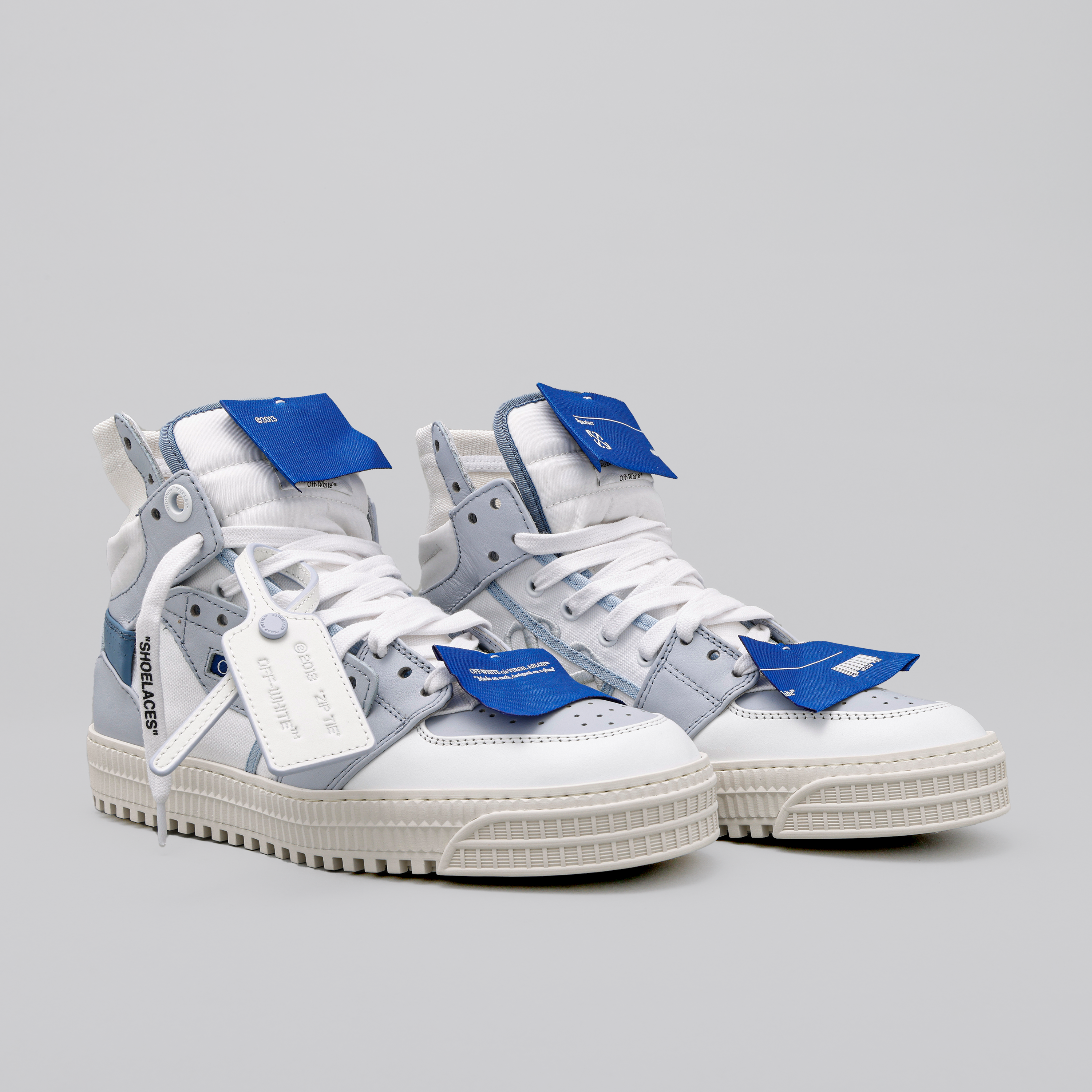 Sneakers Azules Off-White High Top Off Court 3.0