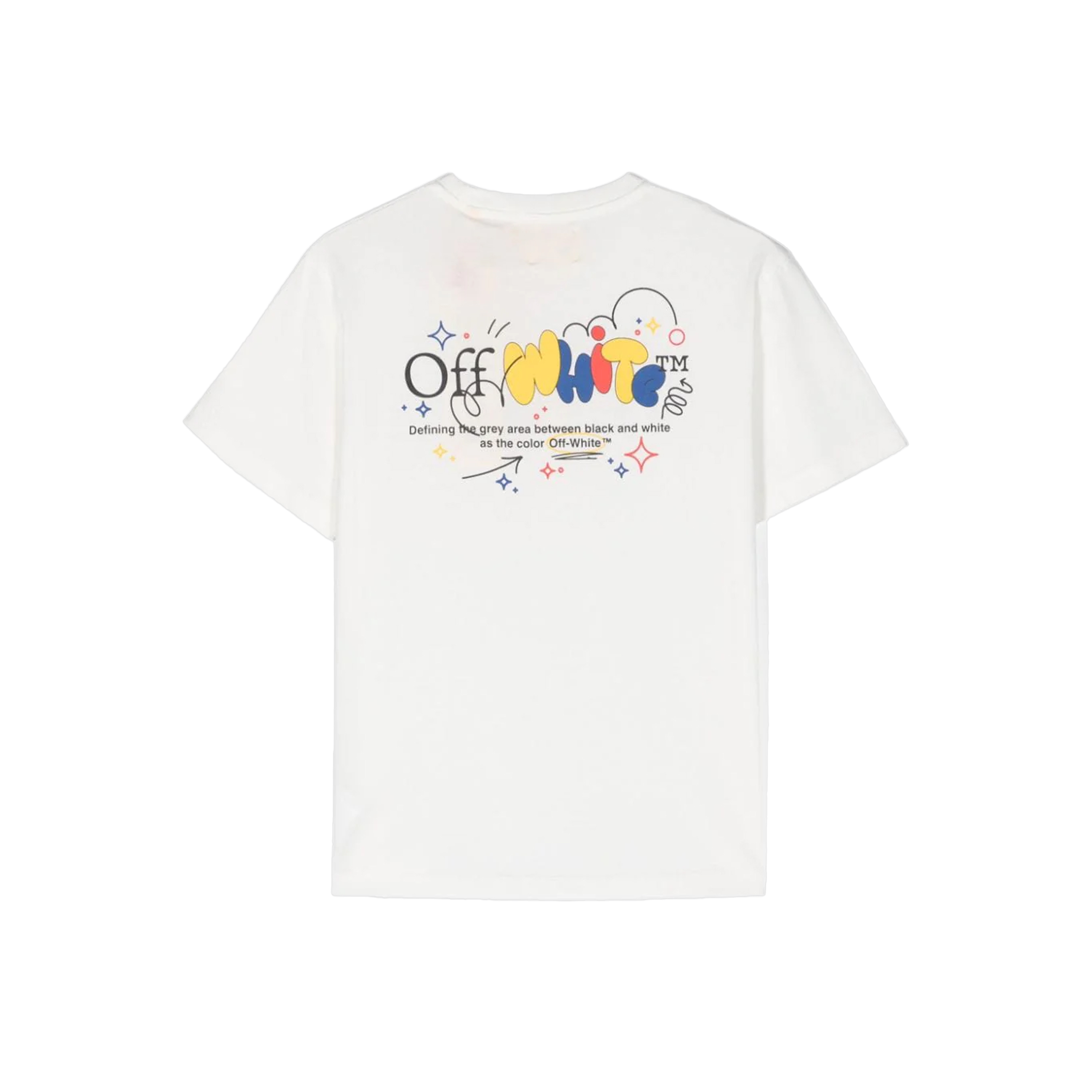 Camiseta Blanca Off-White Kids Funny