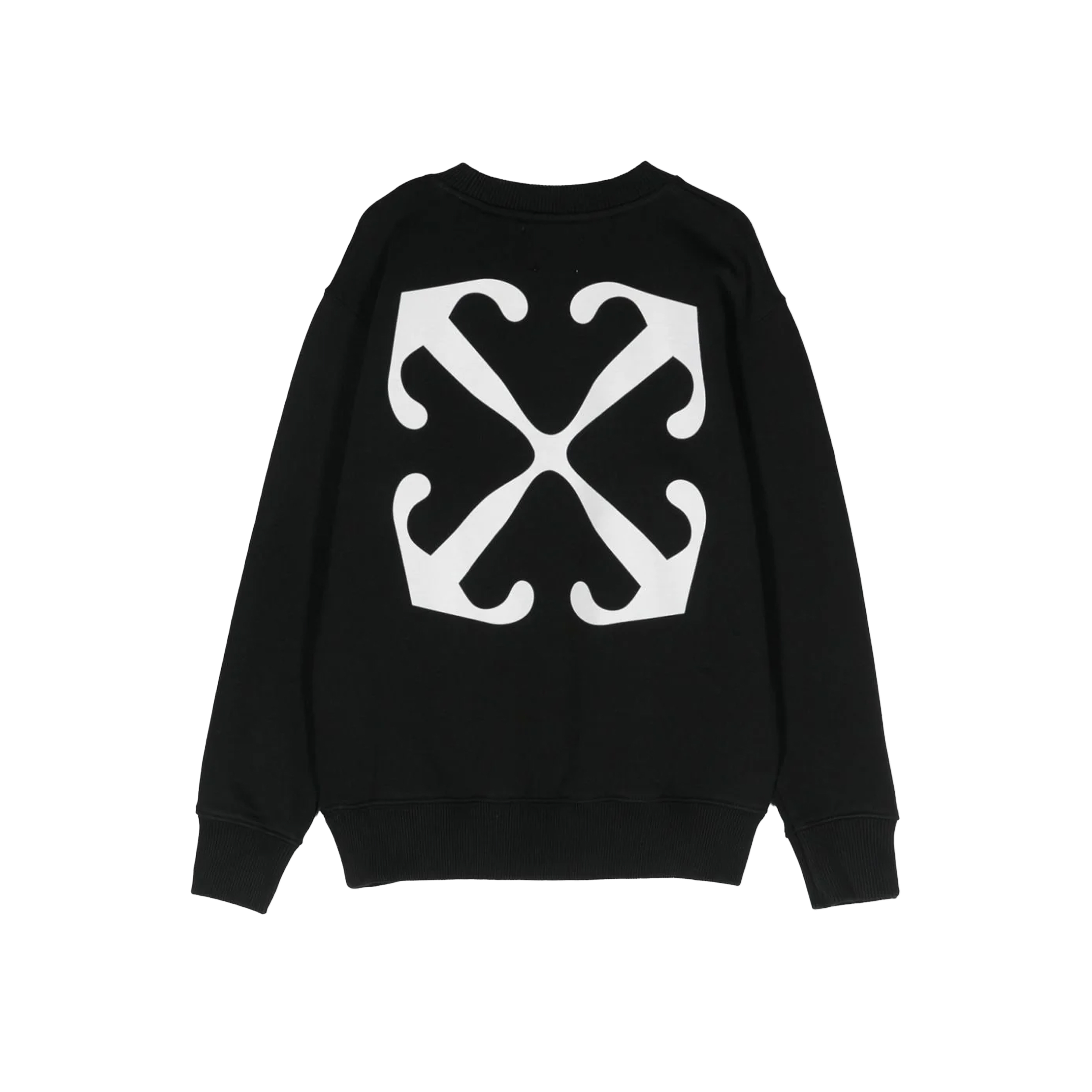 Buzo Negro Off-White Kids Off Stamp Plain