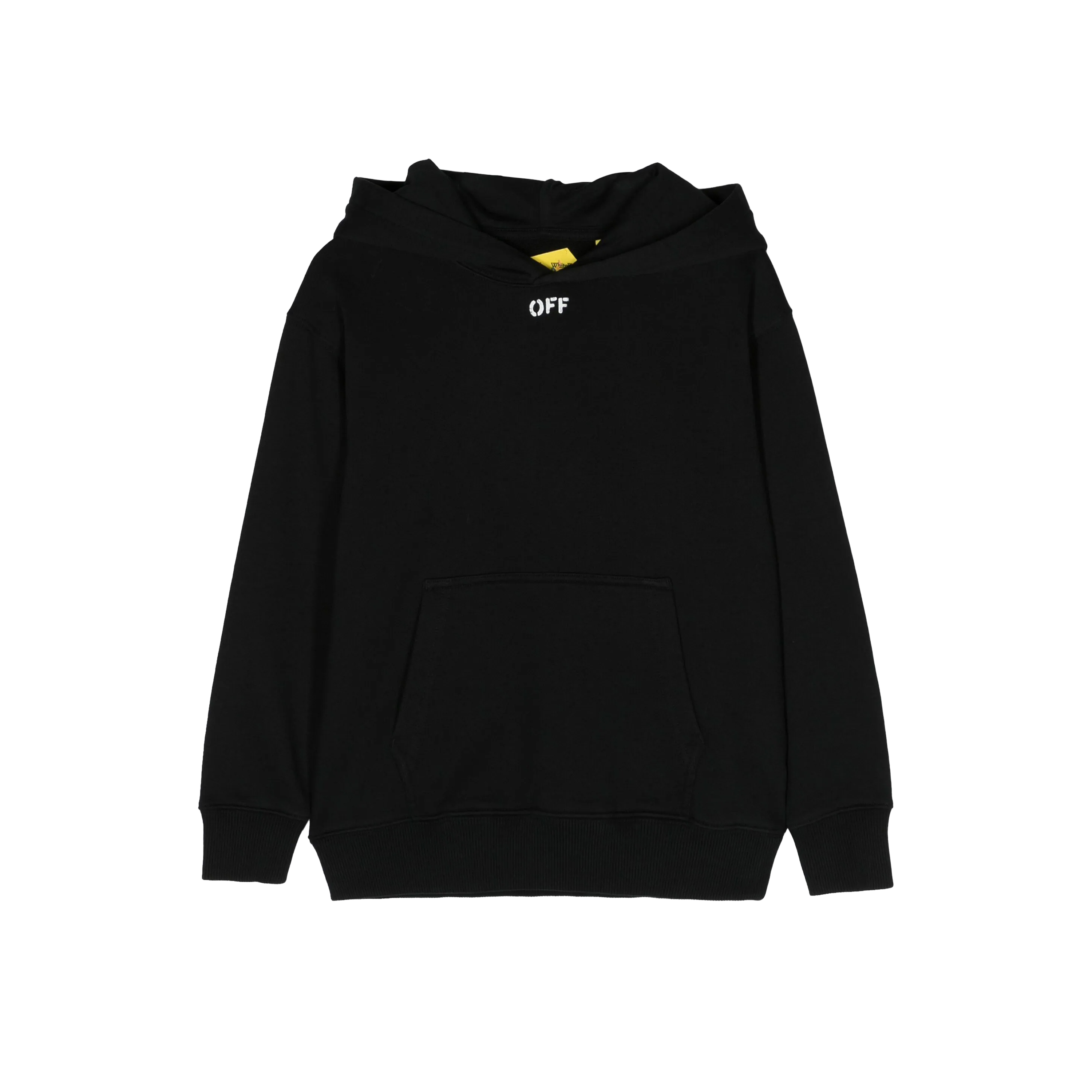 Buzo Negro Off-White Kids Off Stamp