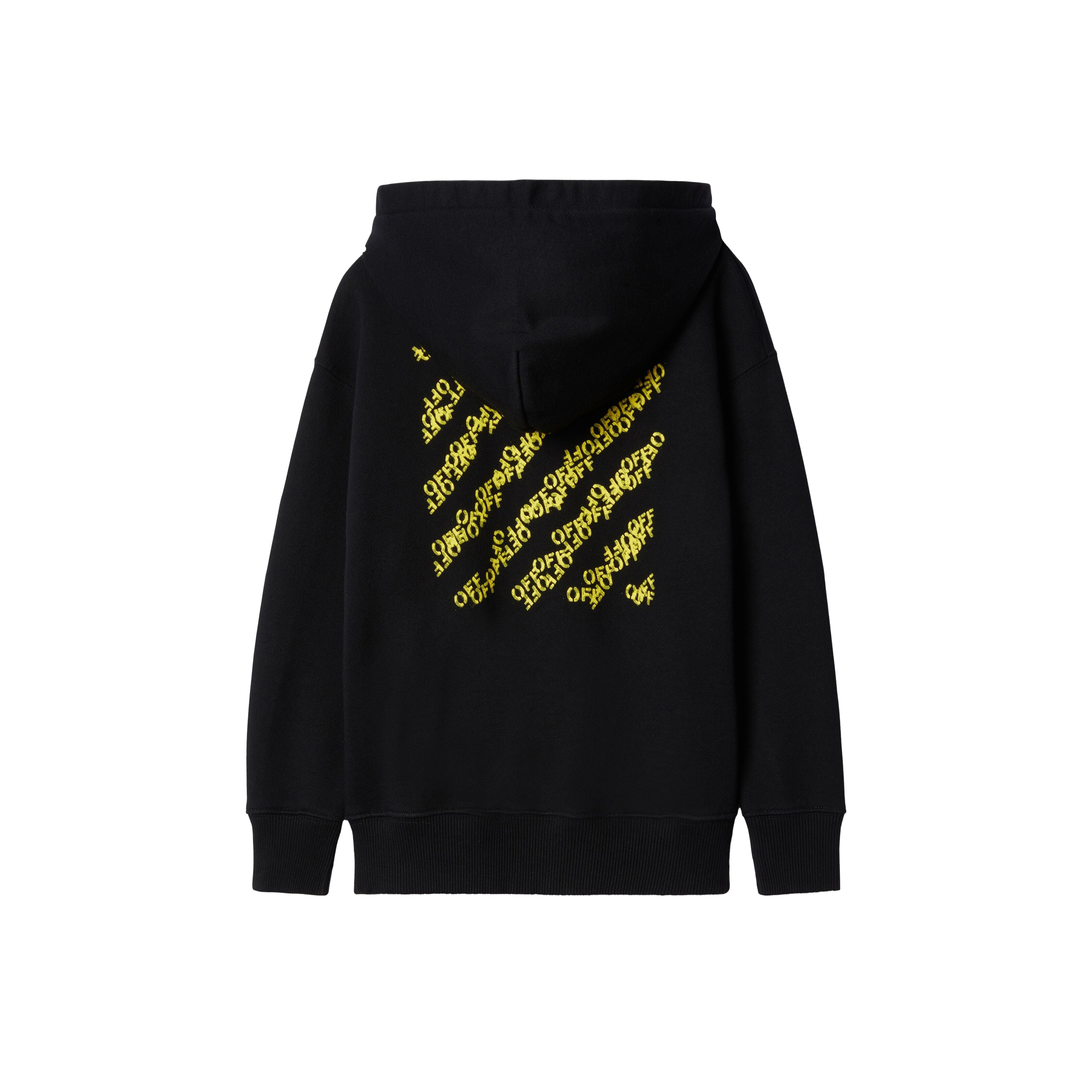 Buzo Negro Off-White Kids Multi Off Stamp