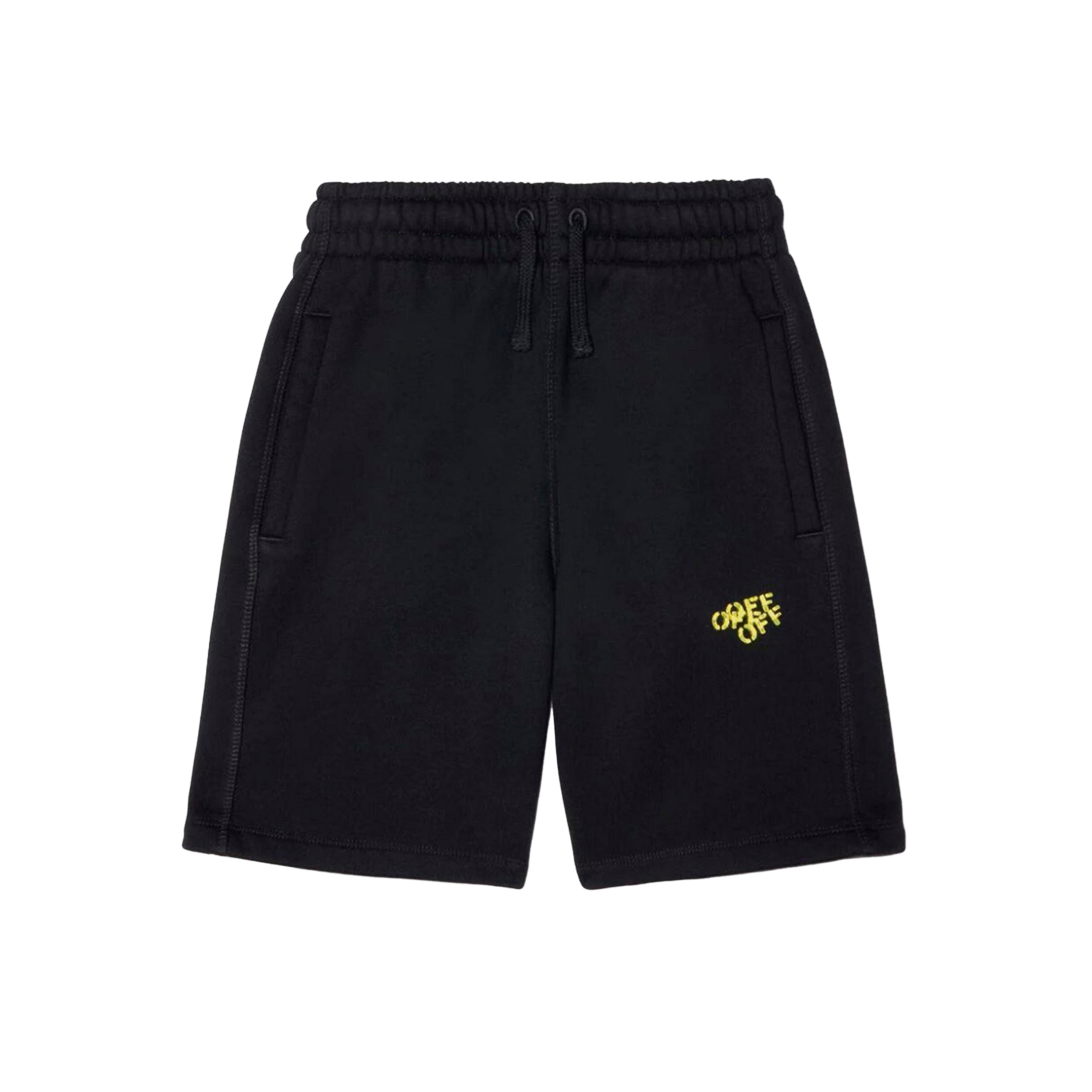 Shorts Negro Off-White Kids Multi Off Stamp