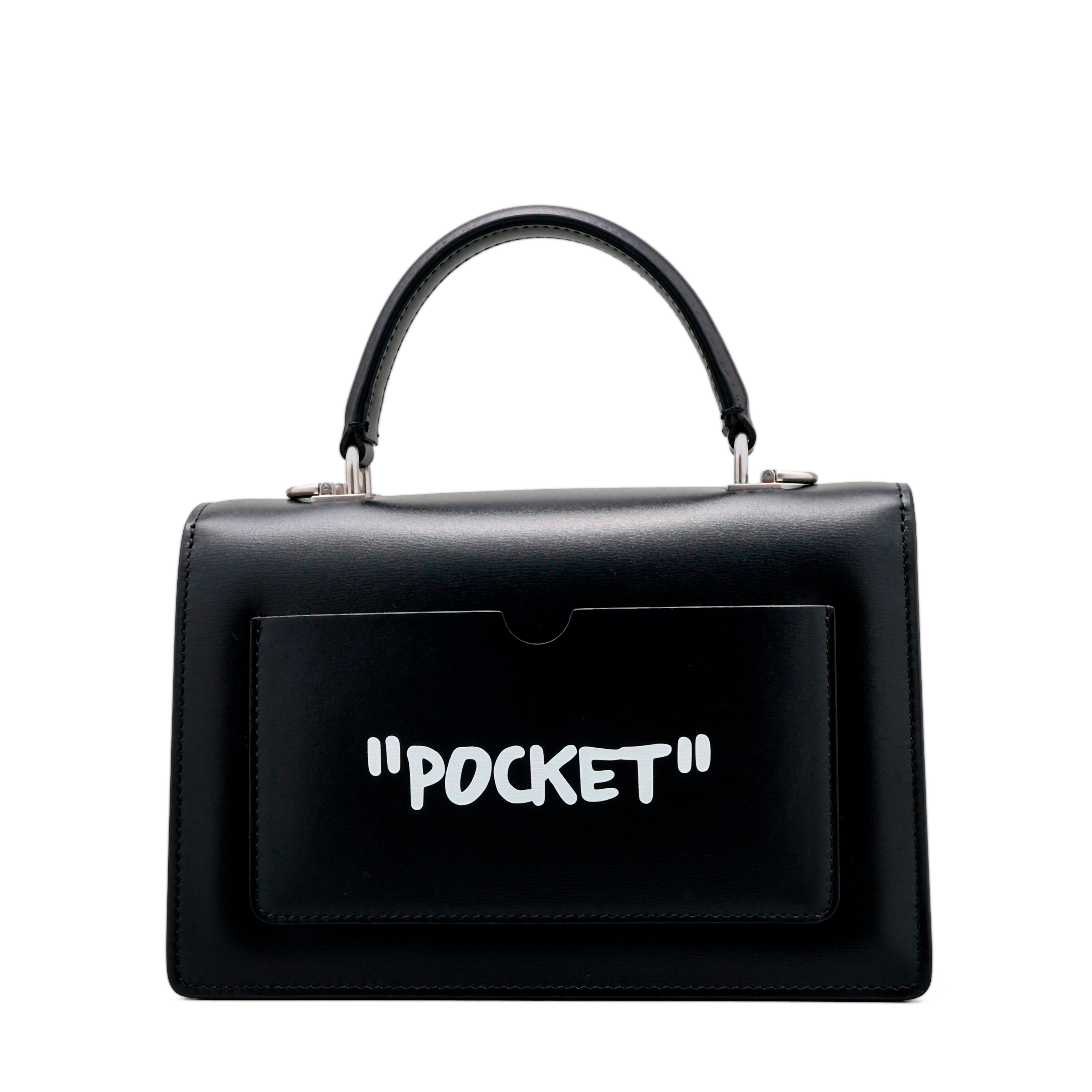 Cartera Negra Off-White Jitney 2.8 Top Handle Quote