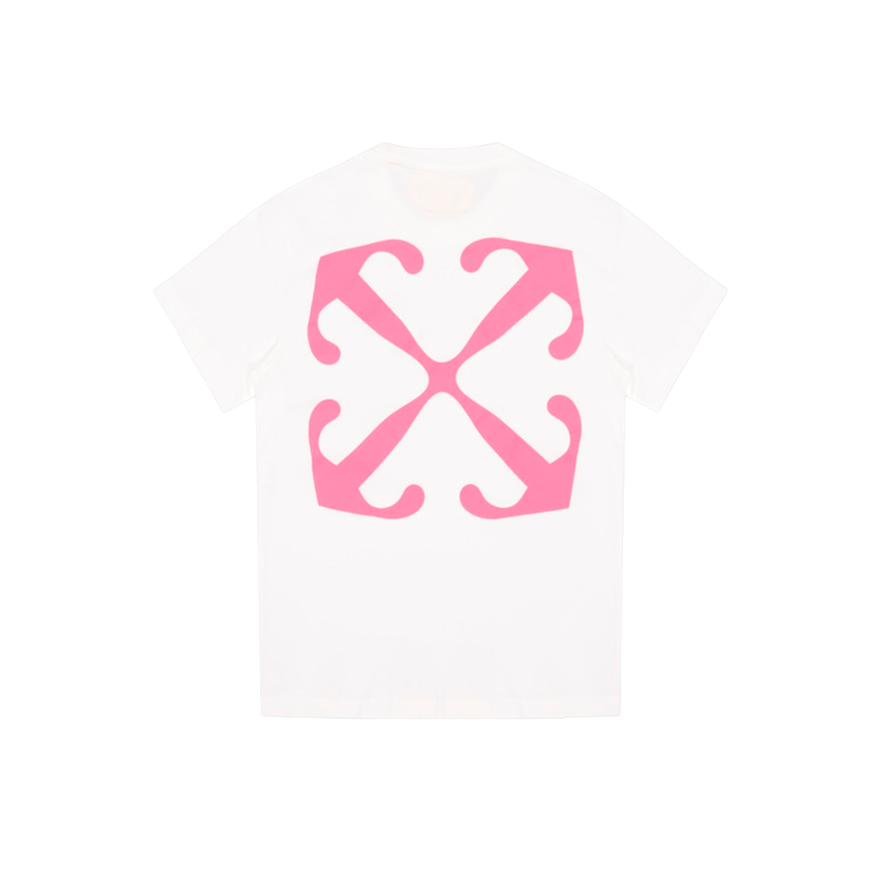 Camiseta Blanca Off-White Kids Fucsia Off Stamp