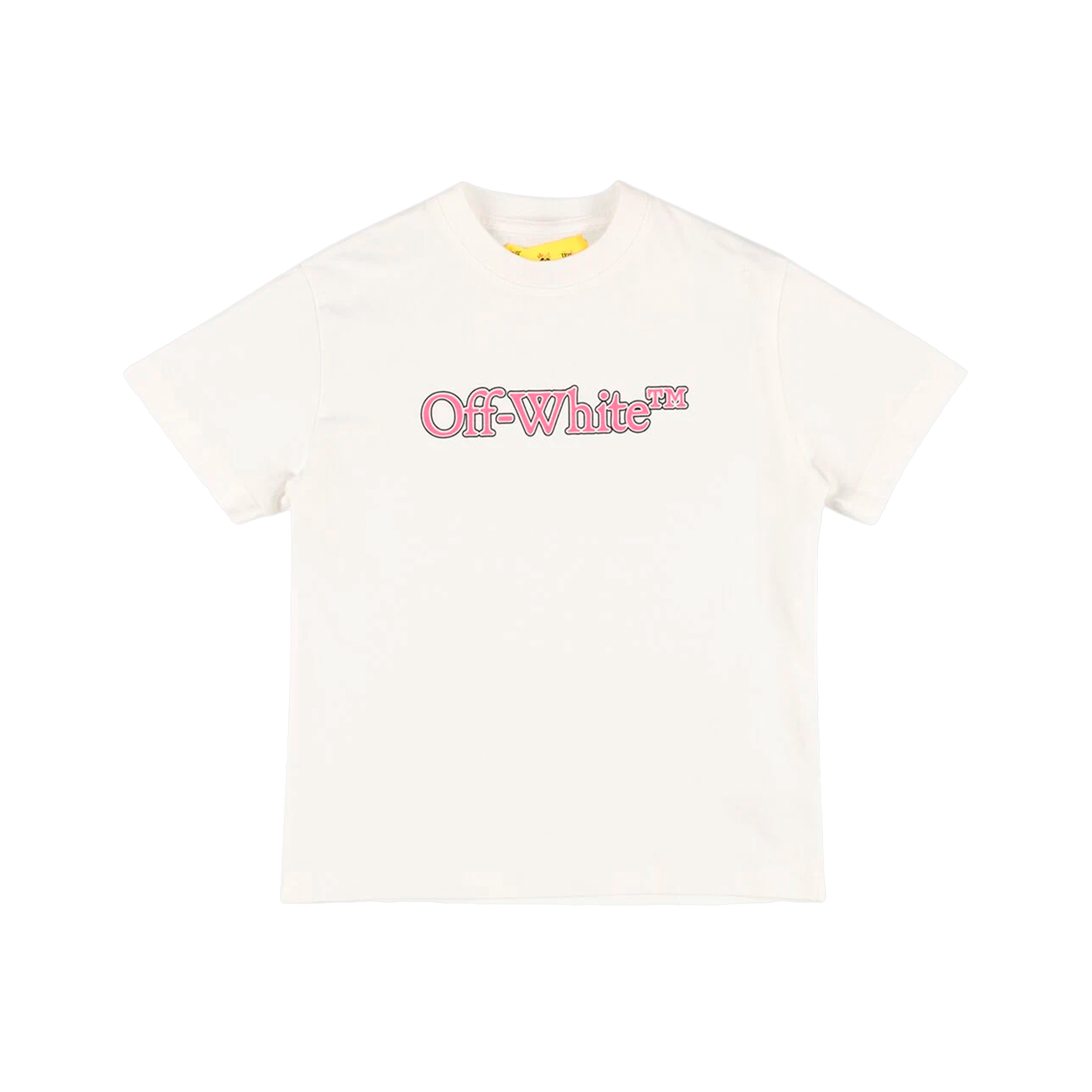 Camiseta Blanca Off-White Kids Big Bookish