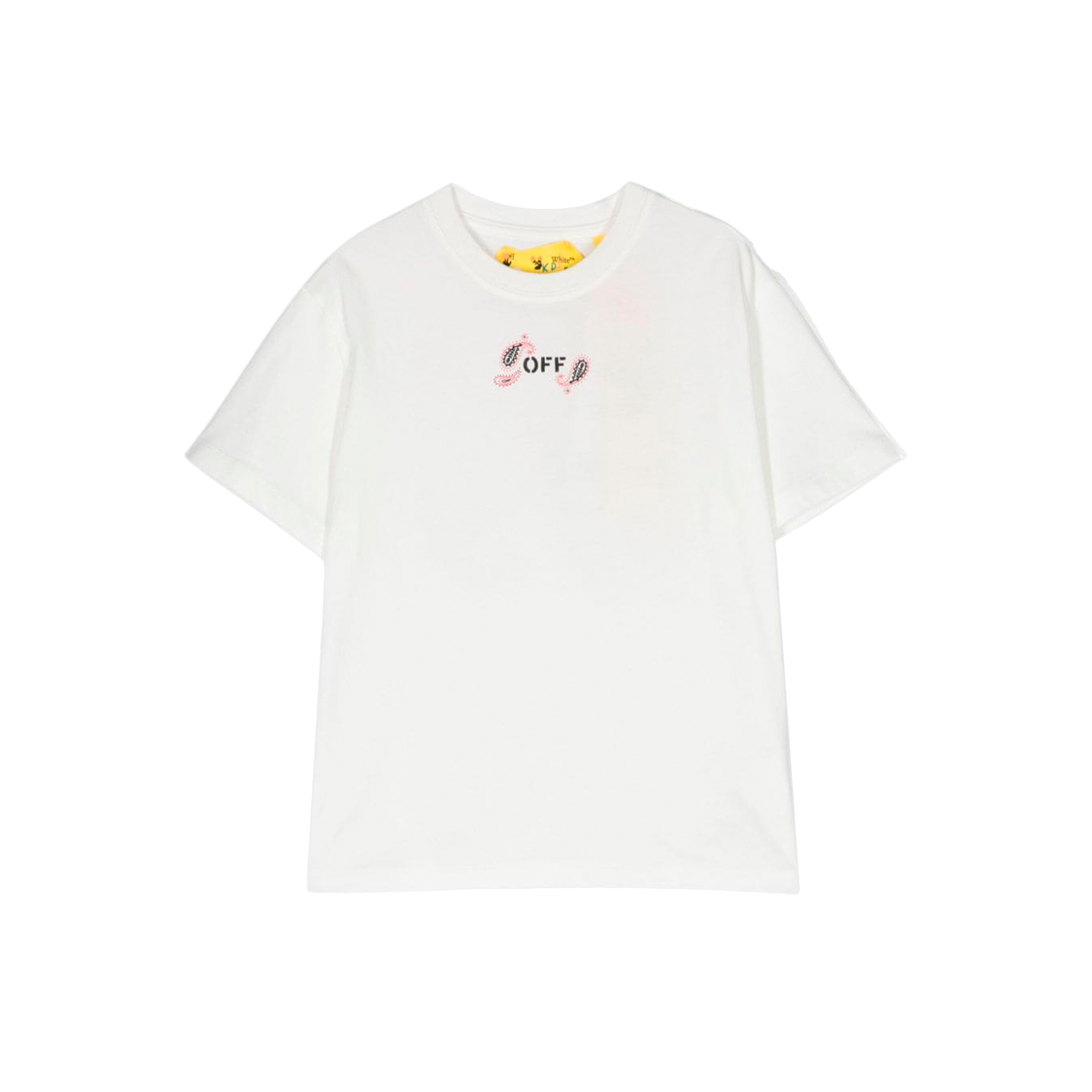Camiseta Blanca Off-White Kids Bandana