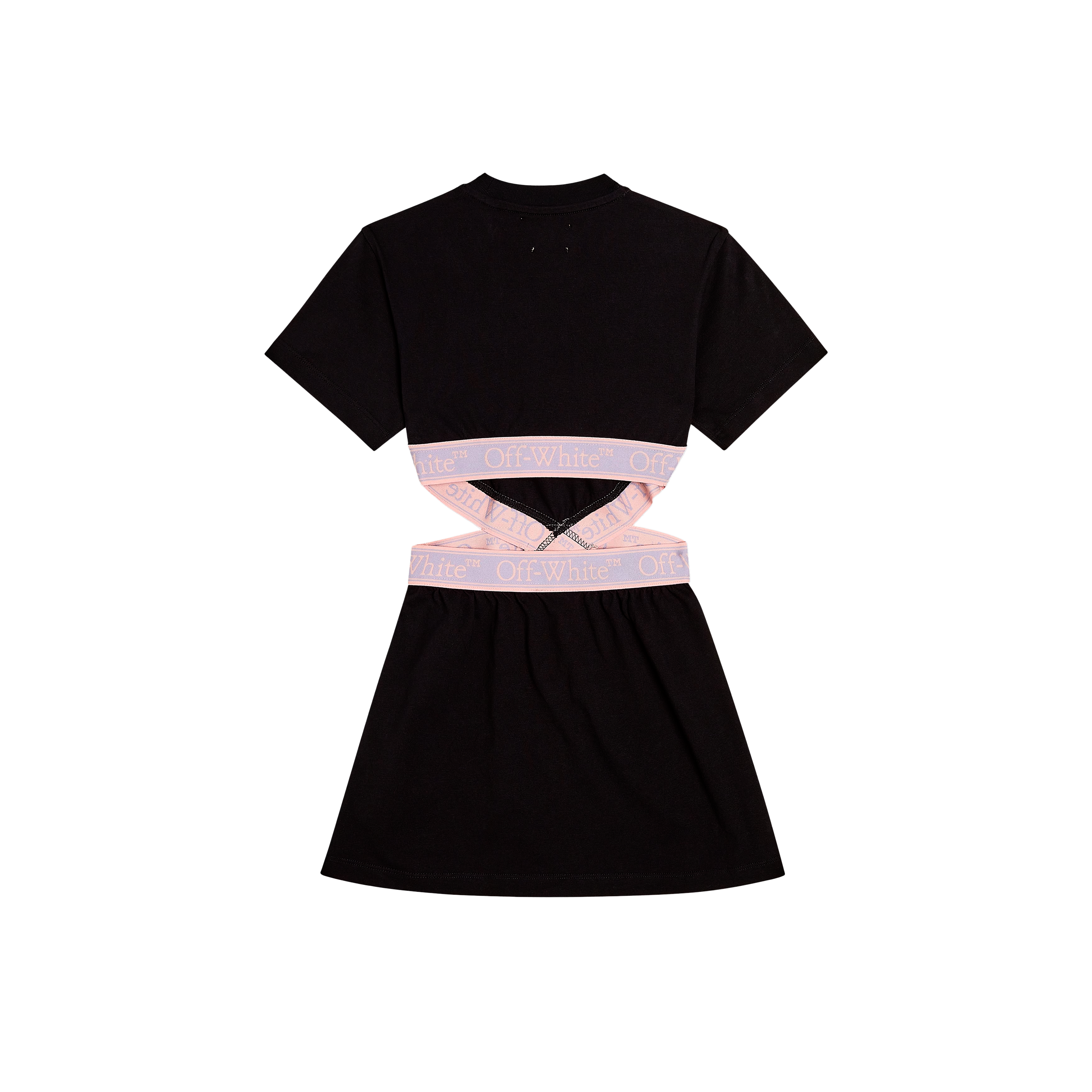 Vestido Negro Off-White Kids Bookish Logo