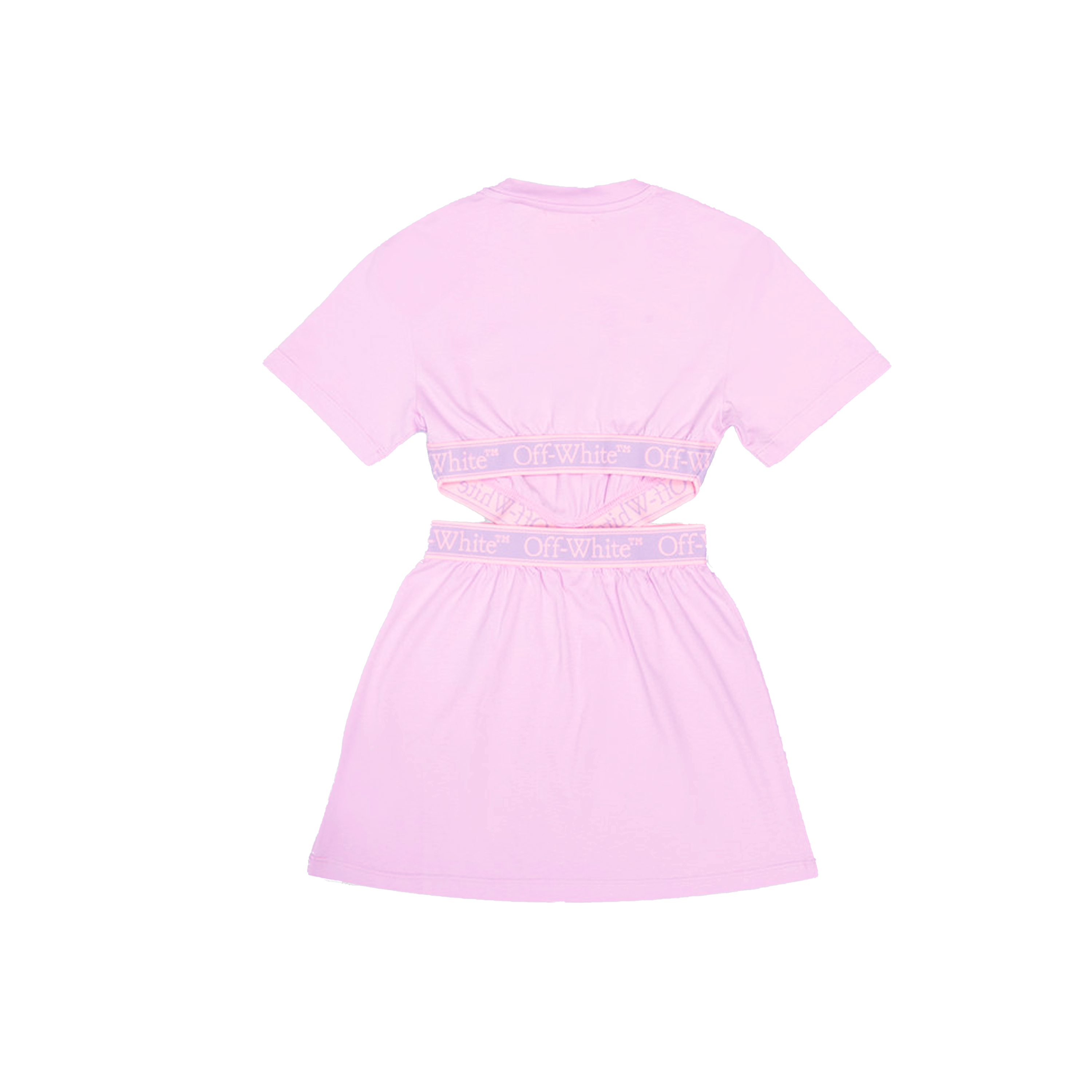 Vestido Lila Off-White Kids Bookish Logo