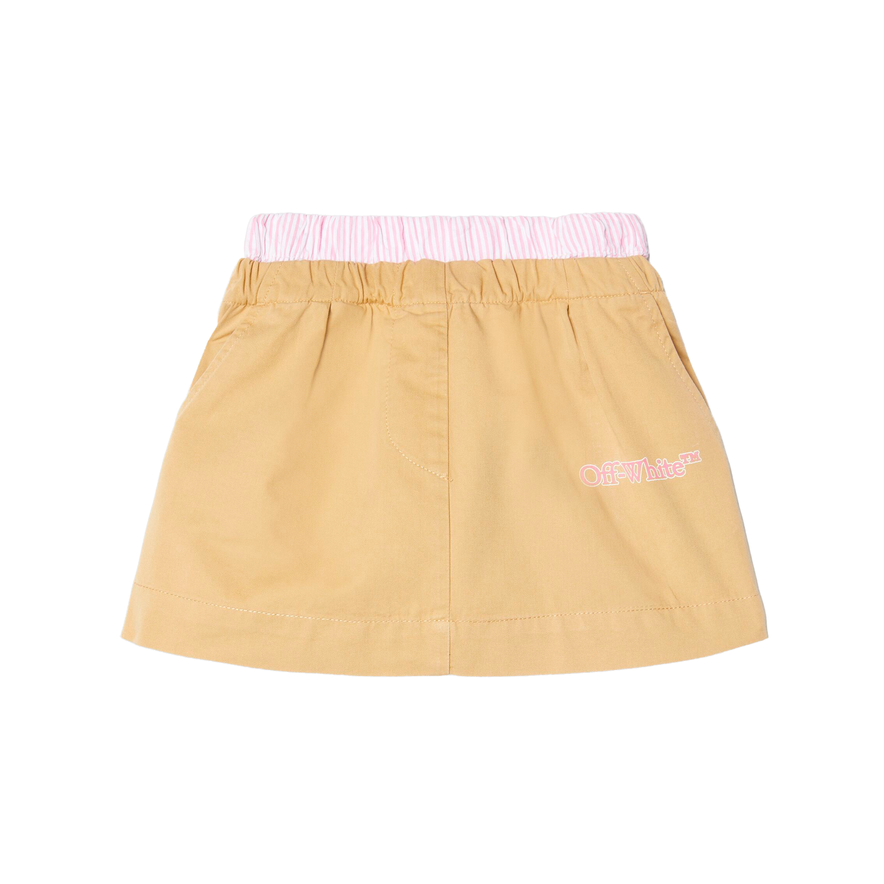 Falda Beige Off-White Kids Big Bookish