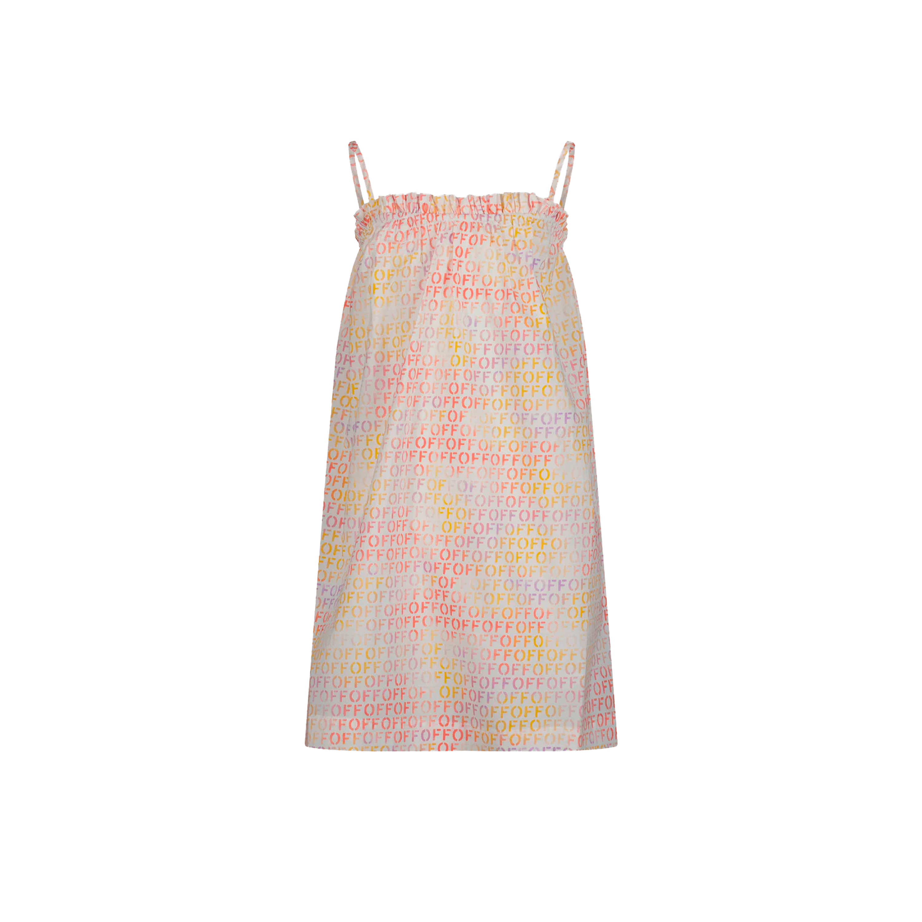 Vestido Multicolor Off-White Kids Multilogo Off