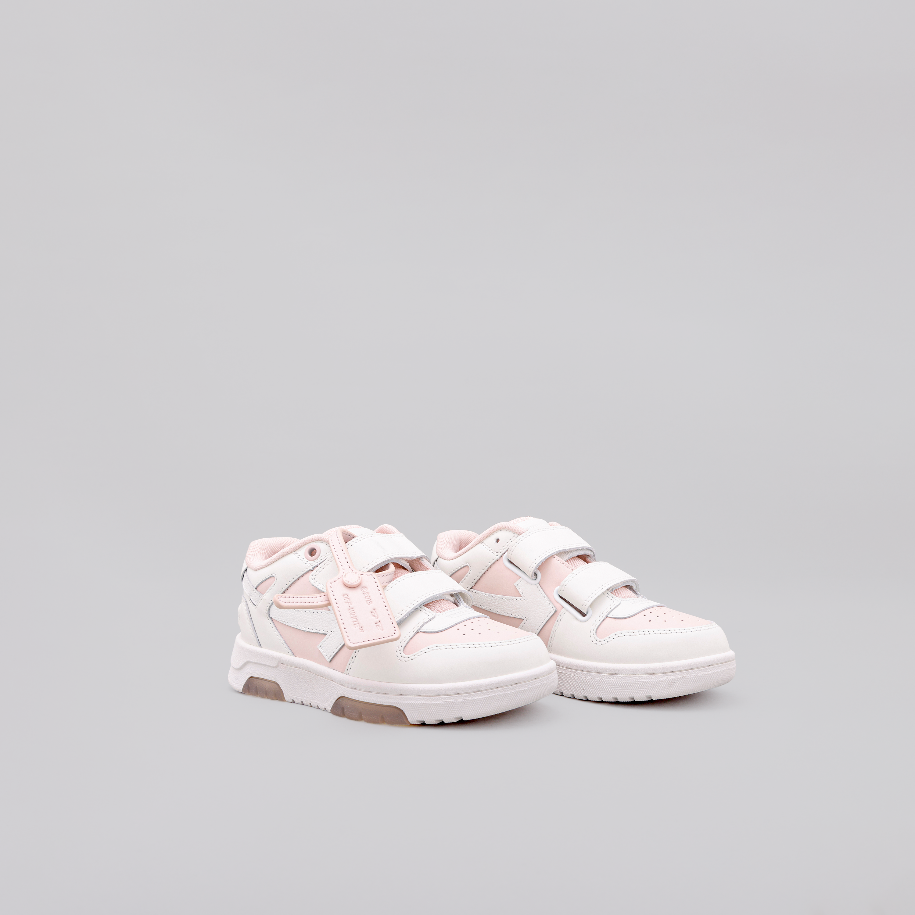 Sneakers Rosado Off-White Kids "OOO" Velcro