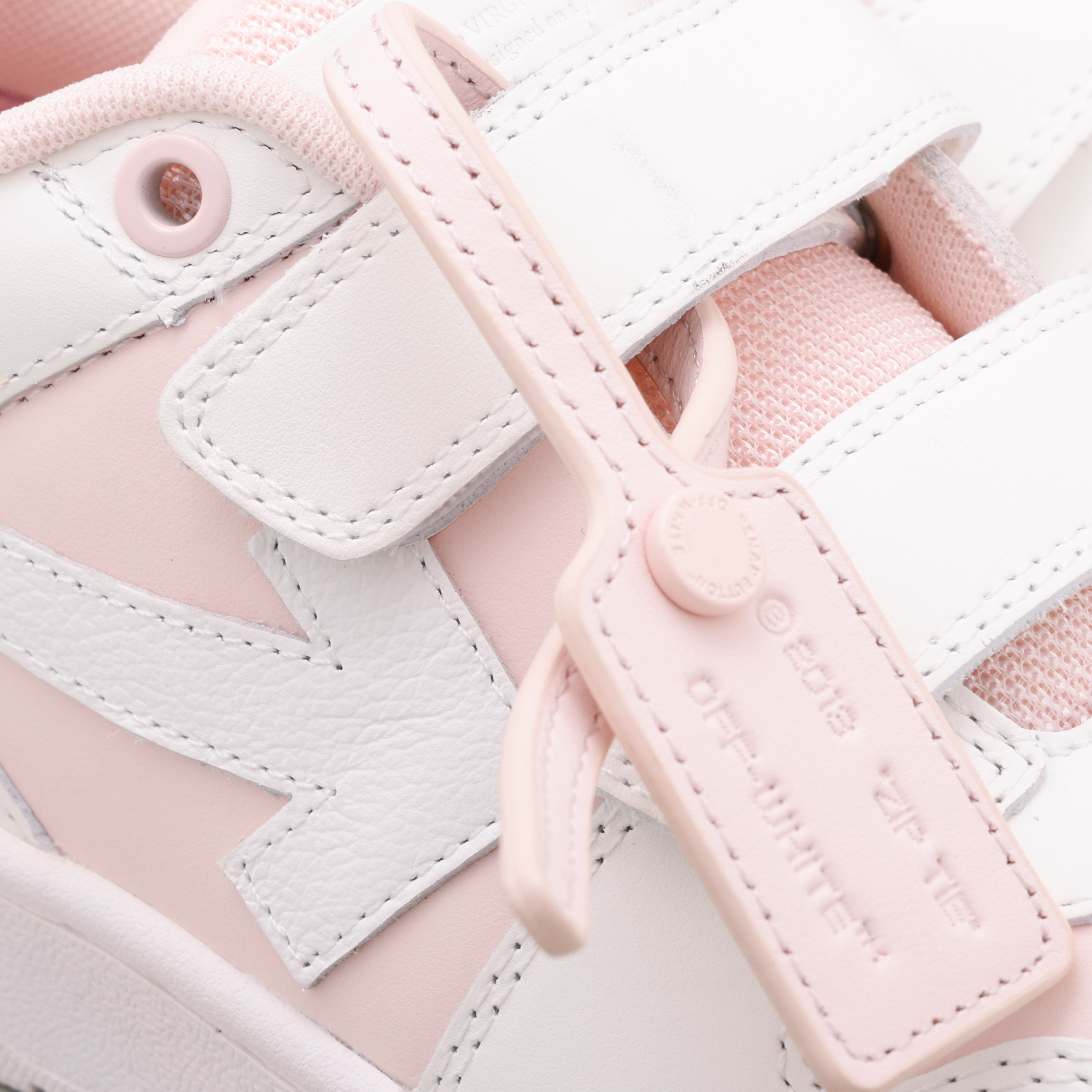Sneakers Rosado Off-White Kids "OOO" Velcro