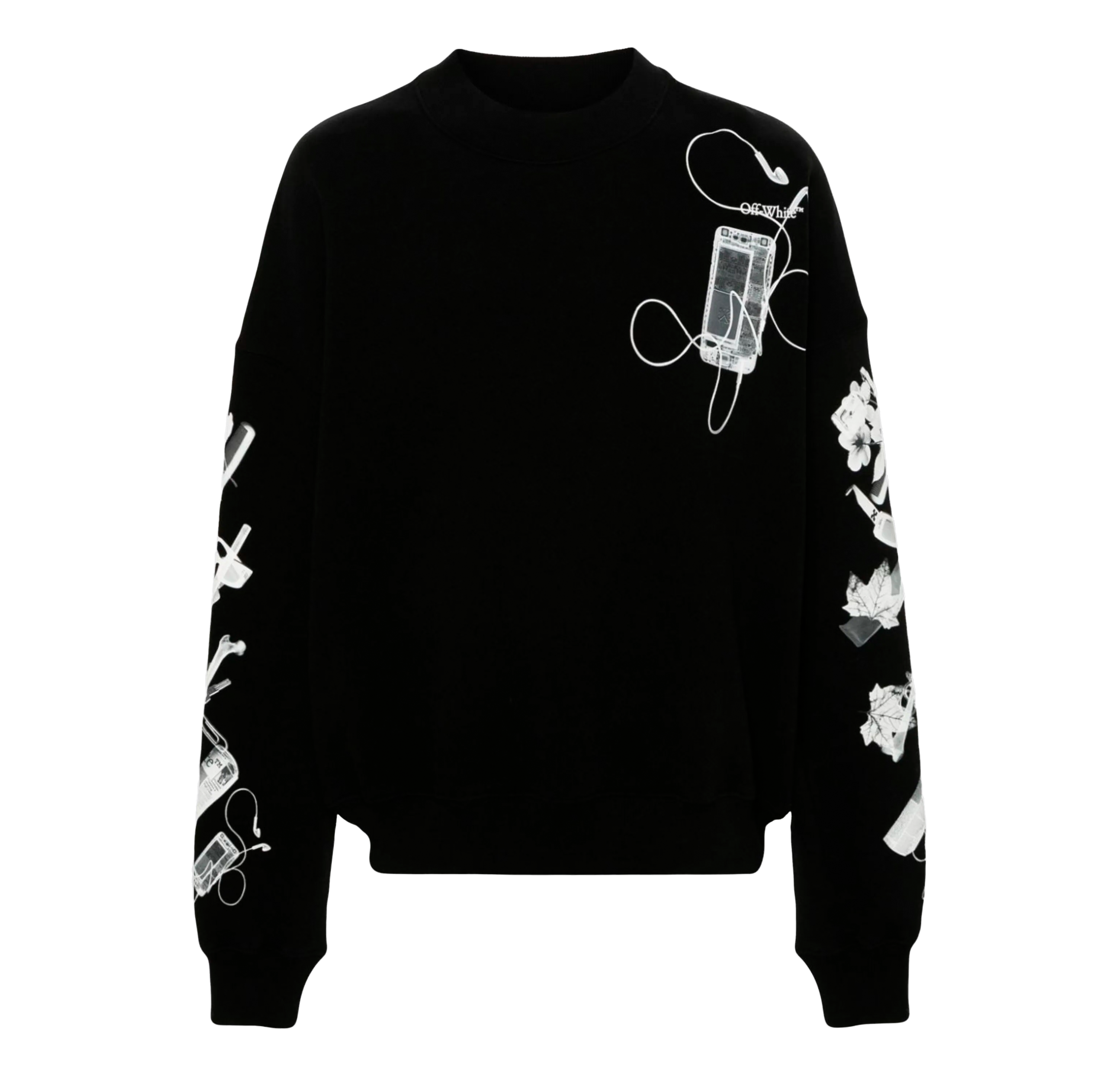 Buzo Negro Off-White Scan Arrow