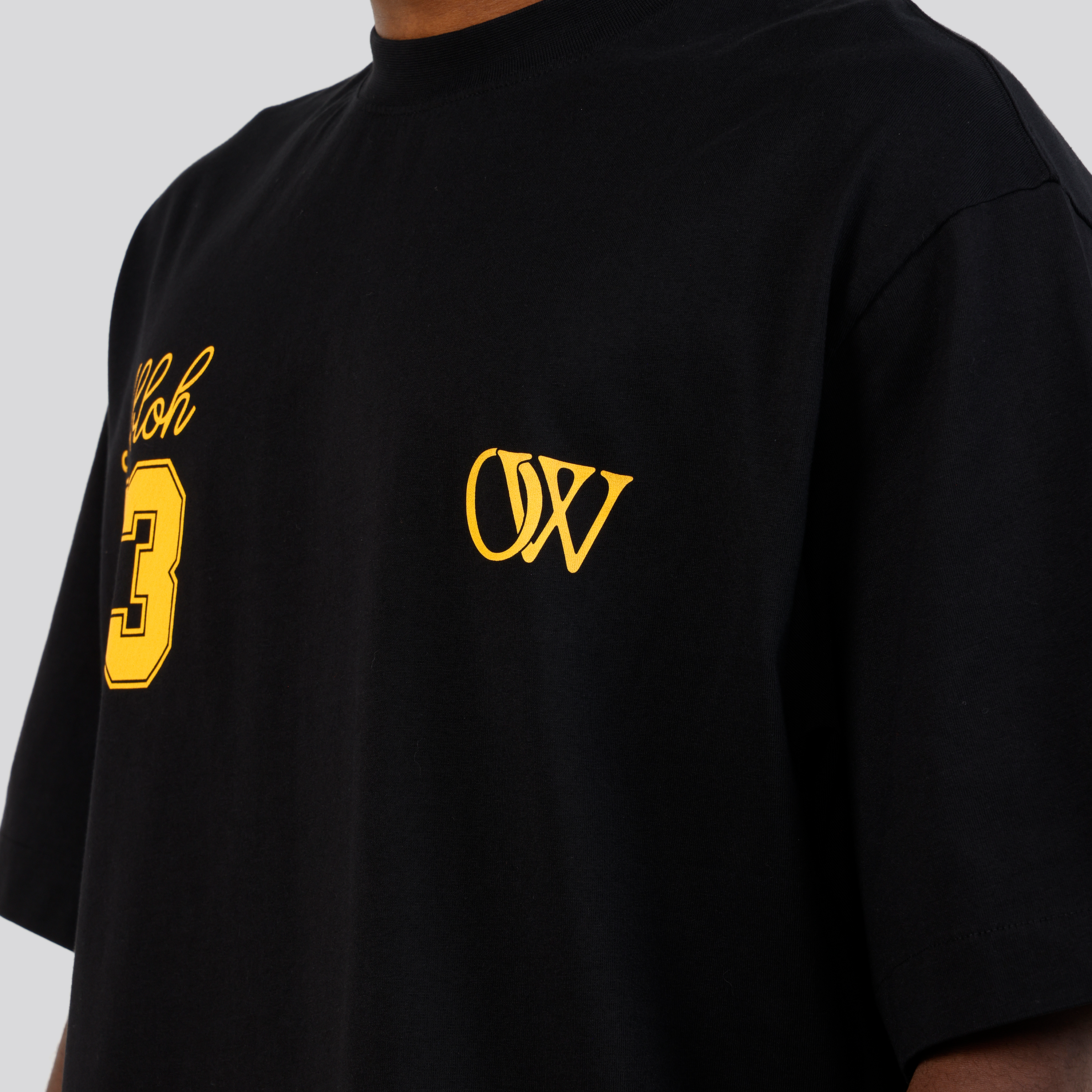 Camiseta Negra Off-White OW 23 Skate